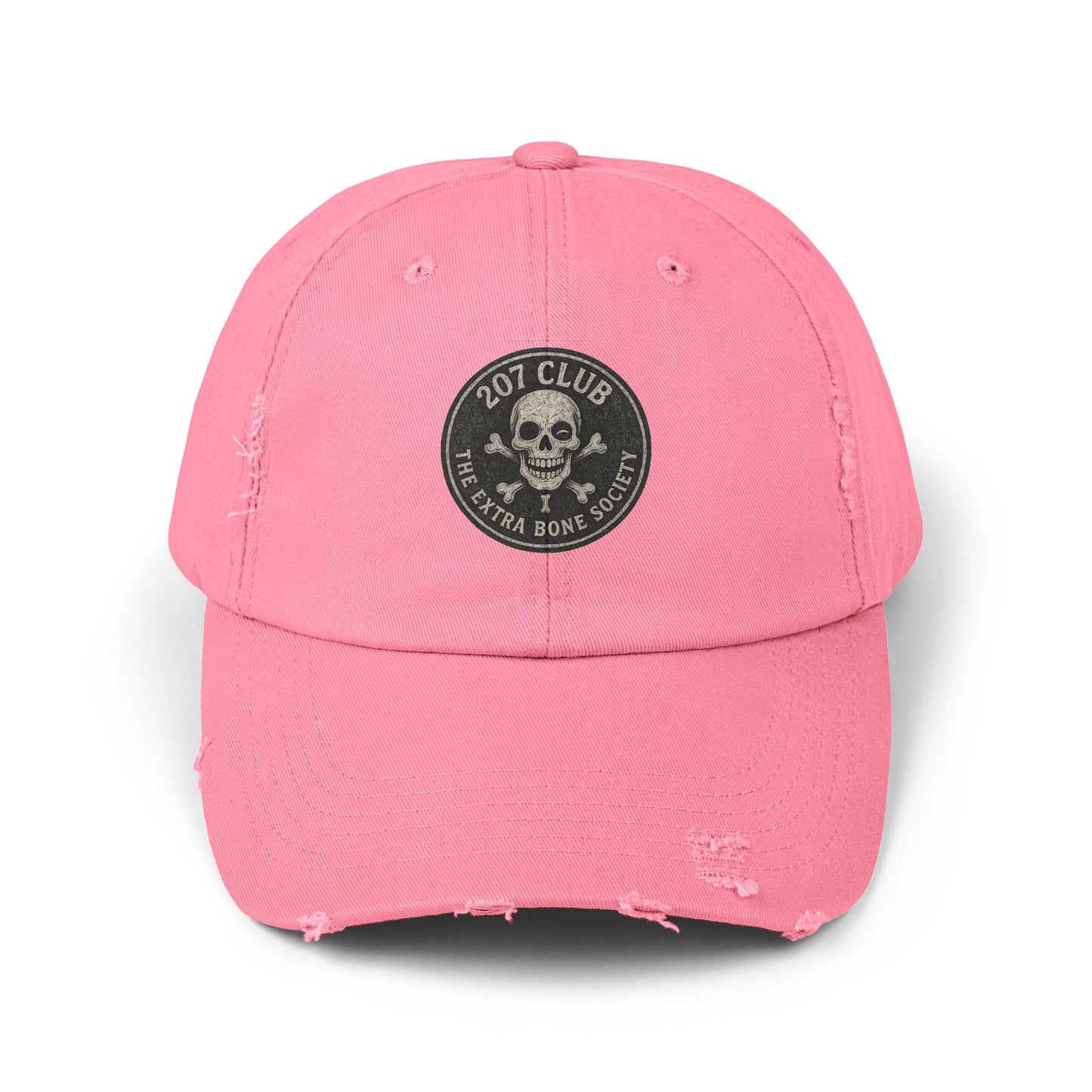 Distressed Skull Cap - Vintage Style Unisex Hat, Casual Everyday Wear, Perfect for Outdoor Adventures