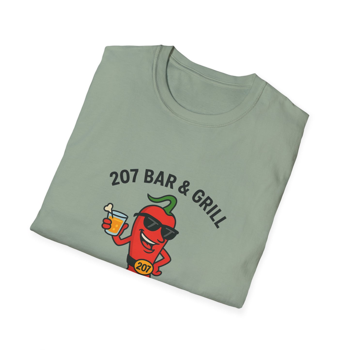 Fun Chili Bar & Grill T-Shirt, Perfect for BBQs, Casual Wear, Gift for Grill Lovers, Summer Parties, Foodie Apparel