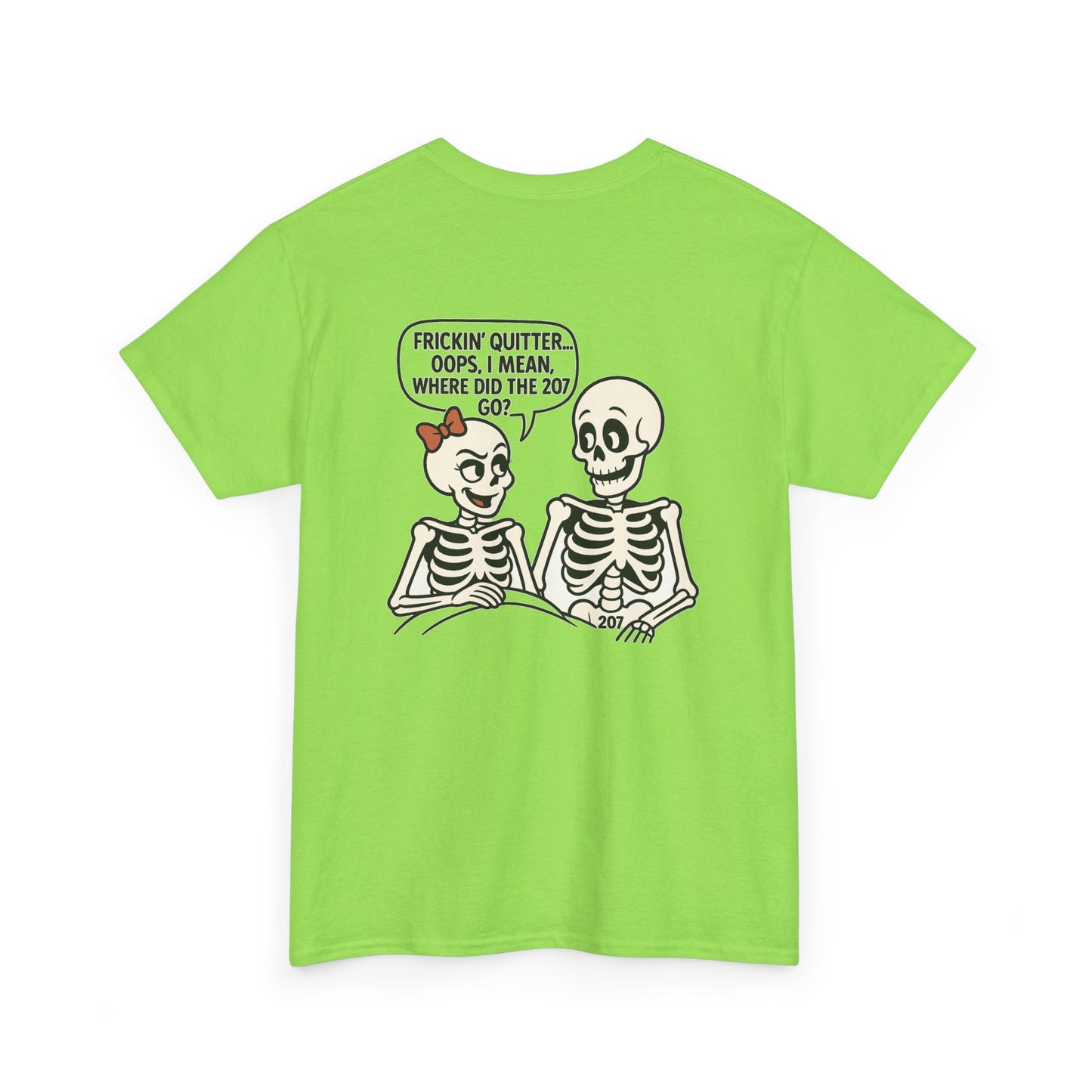 Funny Skeleton Graphic Tee, Unisex Heavy Cotton Shirt, Halloween Apparel, Quirky Gift, Casual Style, Spooky Season Wear