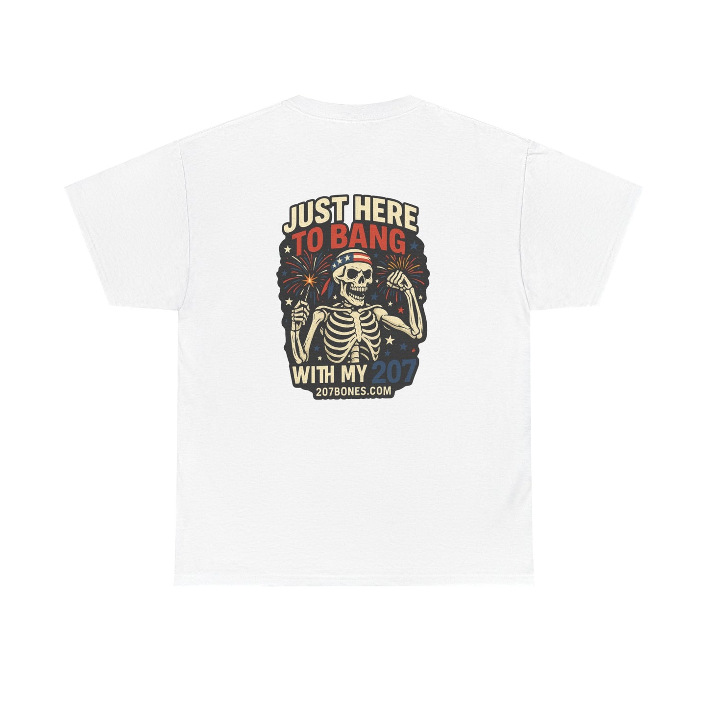 Fun Unisex Cotton Tee - Skeleton Graphic, Casual Wear, Halloween Party Shirt, Gift for Friends, Summer Essentials