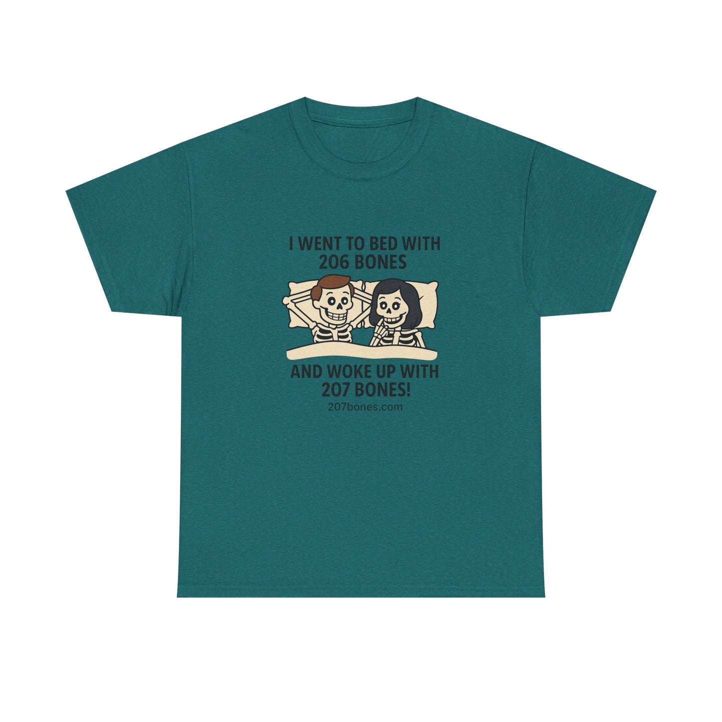 Funny Bone Humor Tee, Unisex Cotton T-Shirt, Gift for Halloween, Quirky Graphic Tee, Unique Birthday Present