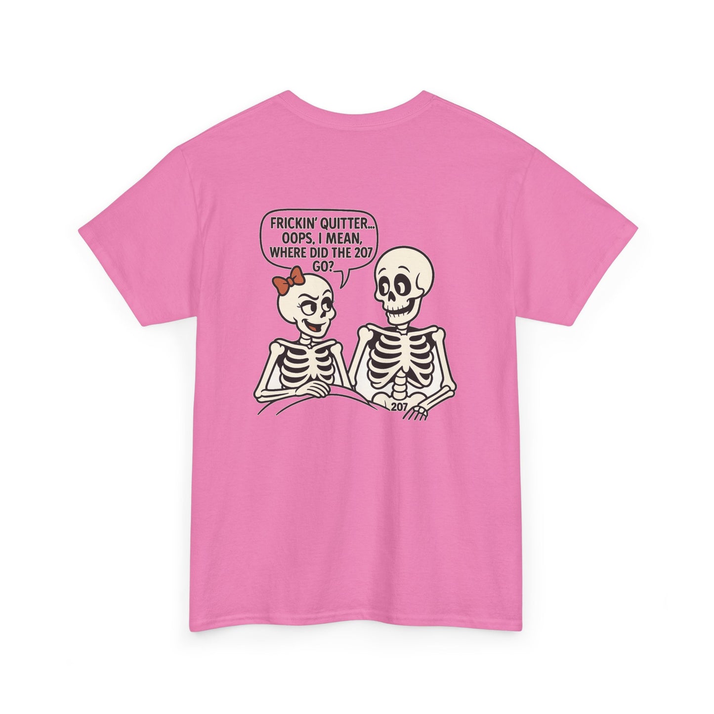 Funny Skeleton Graphic Tee, Unisex Heavy Cotton Shirt, Halloween Apparel, Quirky Gift, Casual Style, Spooky Season Wear