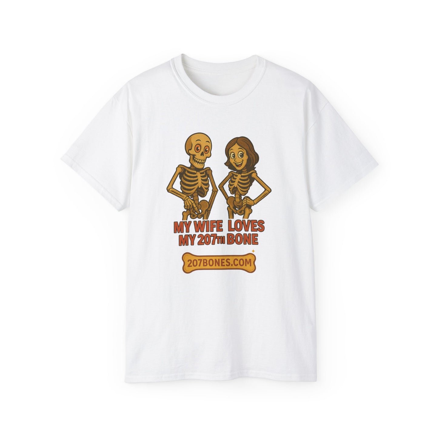 Skeleton Couple Tee, Funny Halloween Shirt, Gift for Couples, Spooky T-Shirt, Unisex Graphic Tee, Bone Humor Top