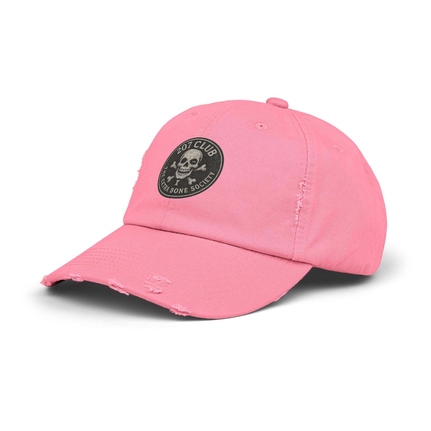 Distressed Skull Cap - Vintage Style Unisex Hat, Casual Everyday Wear, Perfect for Outdoor Adventures
