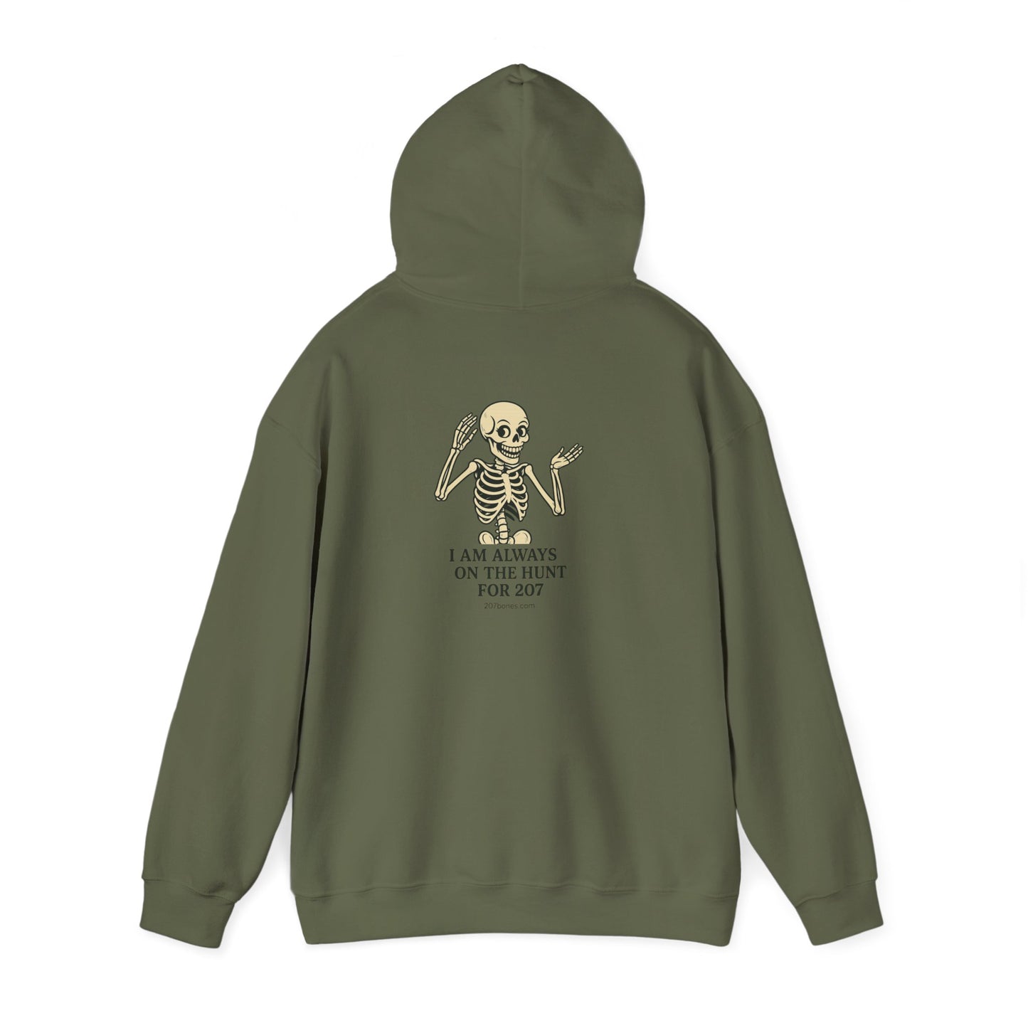 Stylish Unisex Hoodie with Playful Skeleton Design - Cozy, Casual, Perfect for All Seasons, Ideal Gift for Halloween and Trendy Wearers.