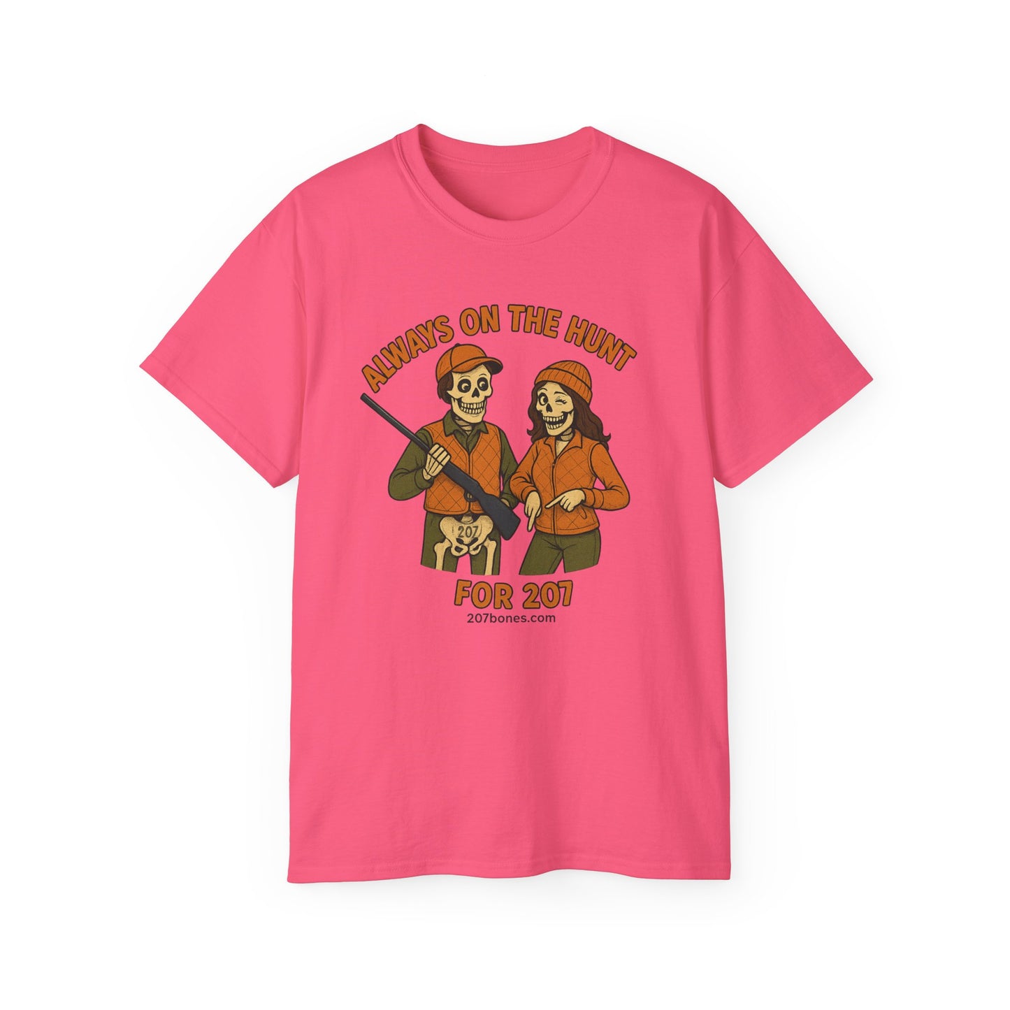 Always on the Hunt Graphic Tee, Fun Tee for Adventurers, Hunting Apparel, Gift for Outdoor Enthusiasts, Unisex Casual Shirt