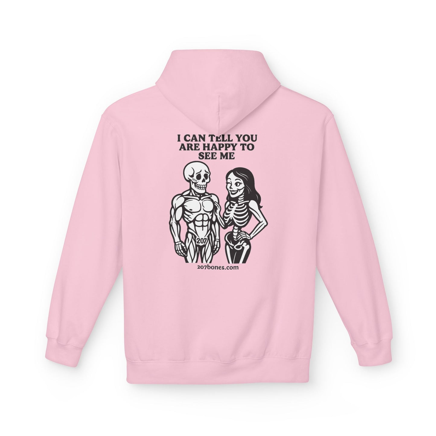 Skeleton Humor Hoodie, Unisex Funny Hoodie, Softstyle Fleece, Halloween Apparel, Gift for Him and Her, Comfortable Casual Wear