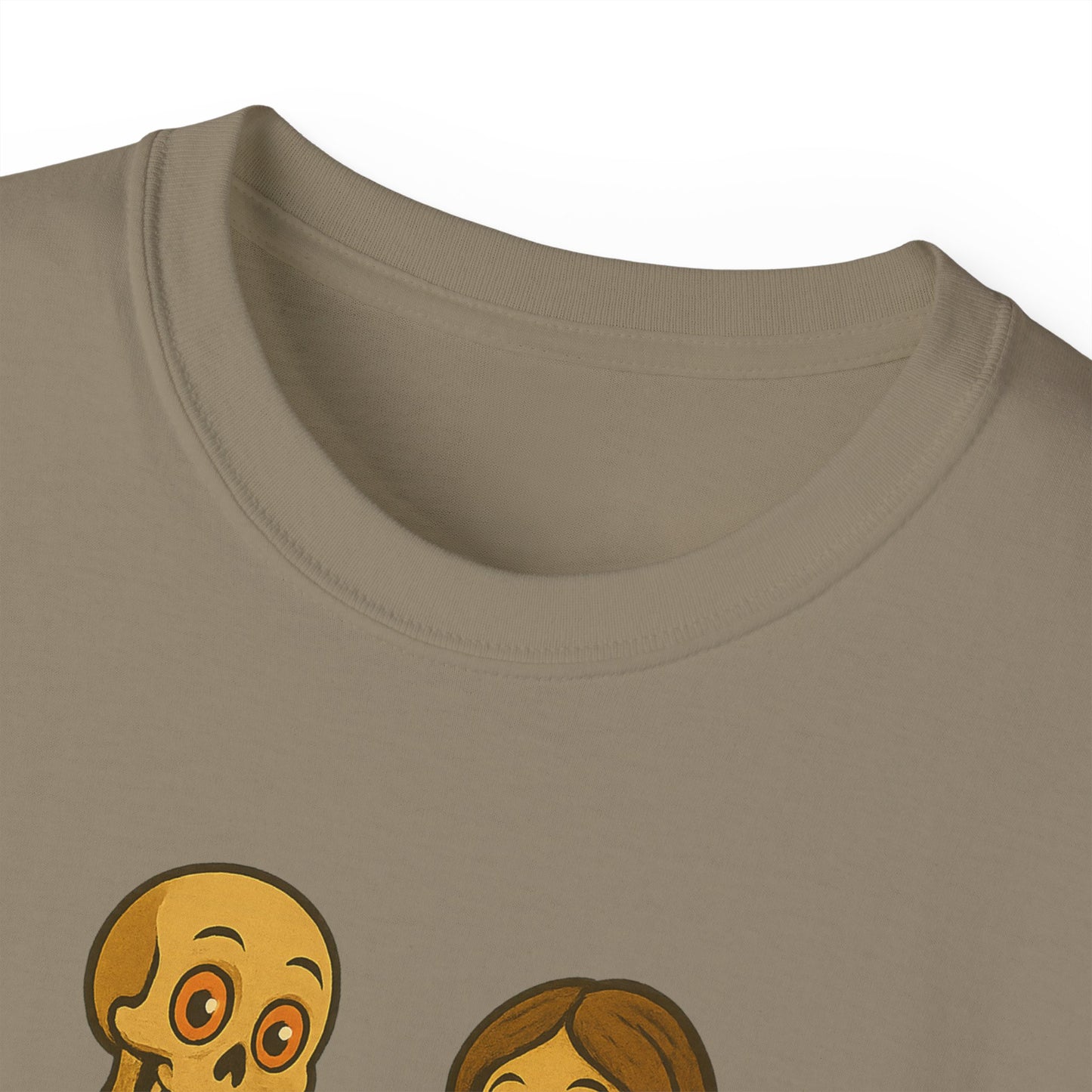 Skeleton Couple Tee, Funny Halloween Shirt, Gift for Couples, Spooky T-Shirt, Unisex Graphic Tee, Bone Humor Top