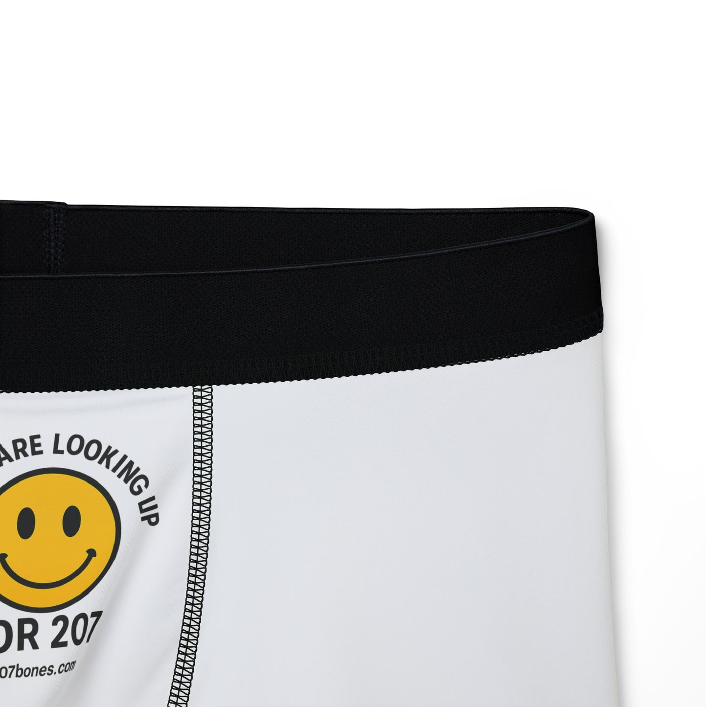 Fun Men's Boxers with Smile Design, Funny Boxer Briefs, Unique Men's Underwear, Gifts for Him, Casual Everyday Wear