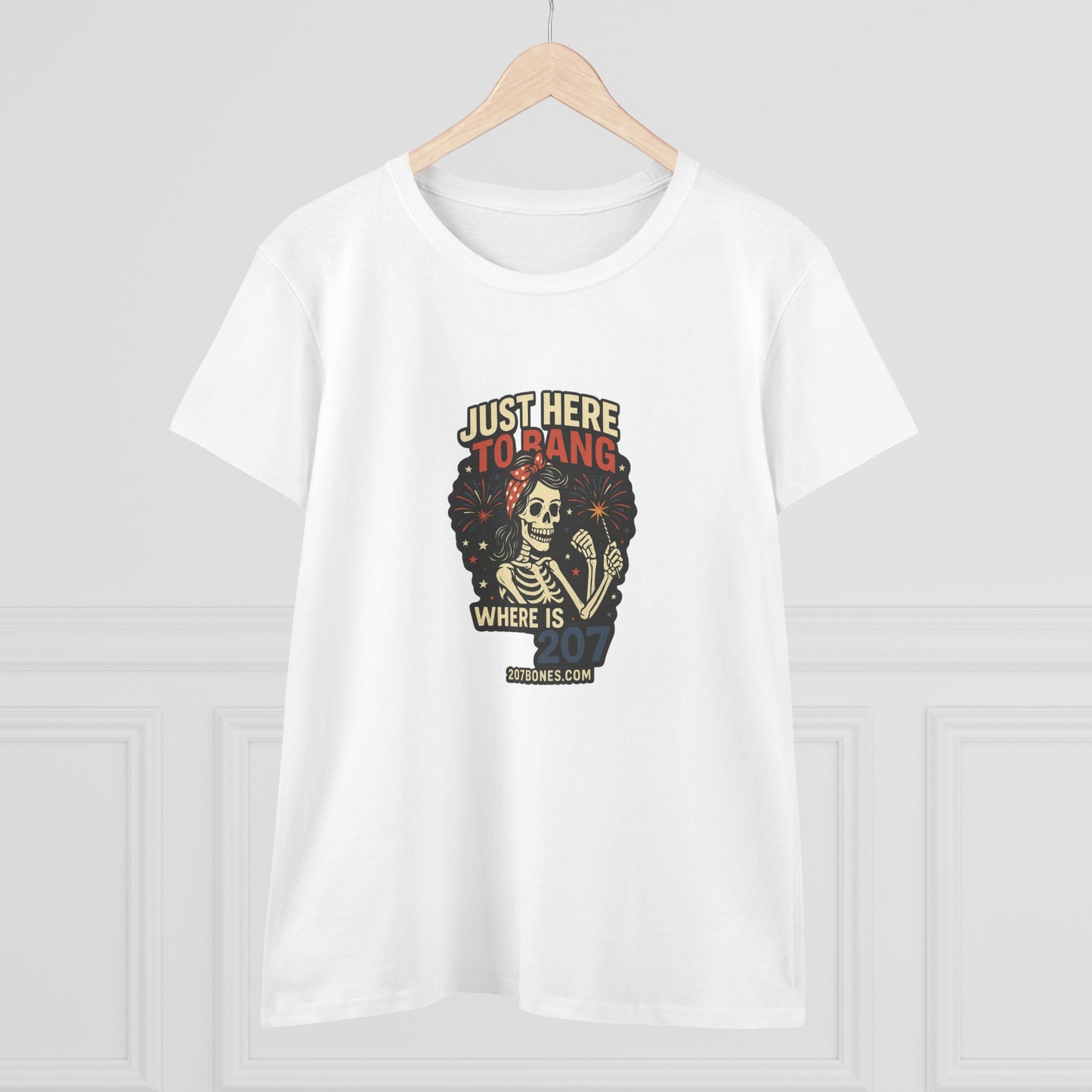 Casual Funny Graphic Tee - Just Here to Hang, Cute Gift for Friends, Halloween, Everyday Wear, Trendy Style, Comfortable Cotton Shirt