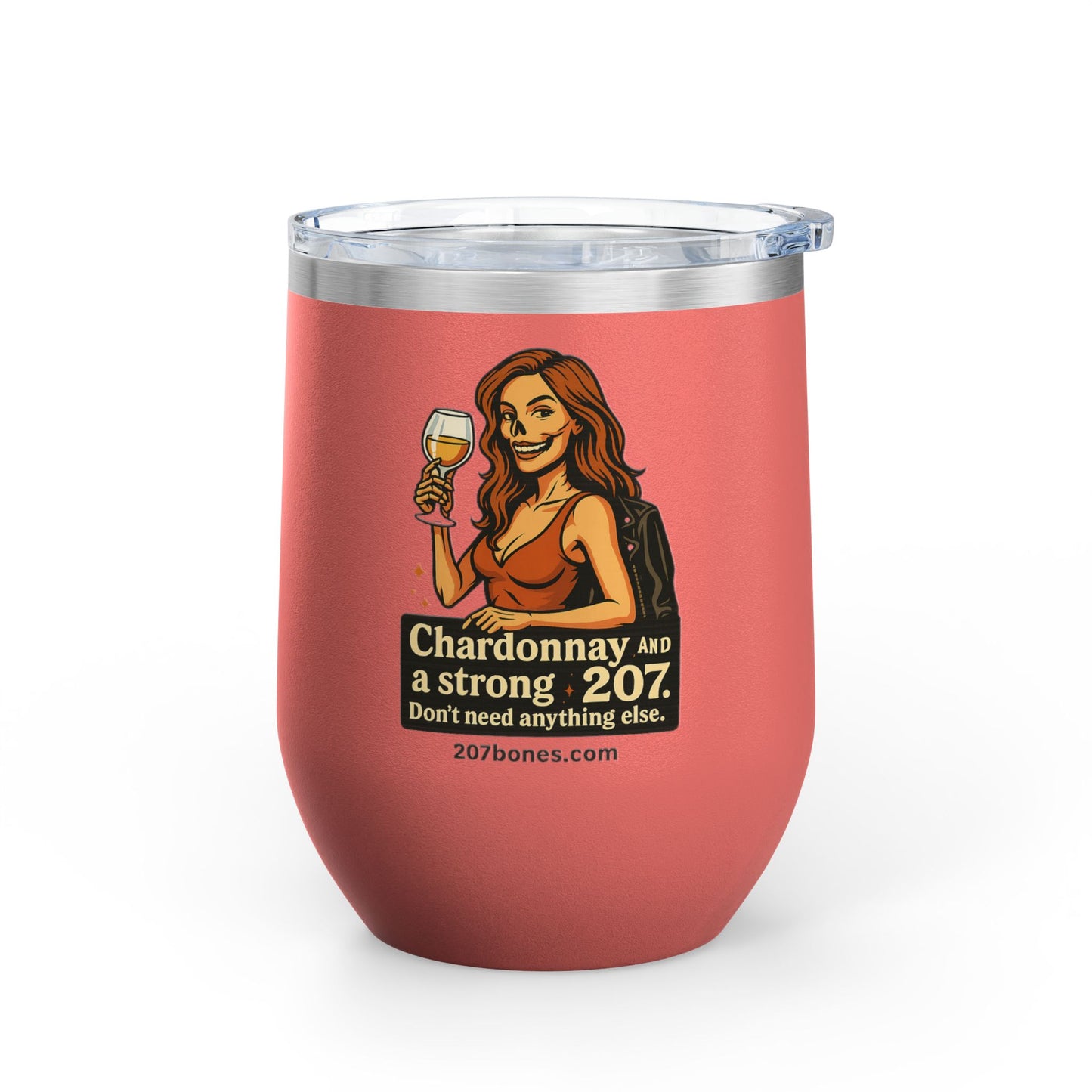 Chardonnay Wine Tumbler, Funny Wine Gift, 12oz Insulated Cup for Wine Lovers, Perfect for Parties and Celebrations, Unique Gift Ideas, [...]