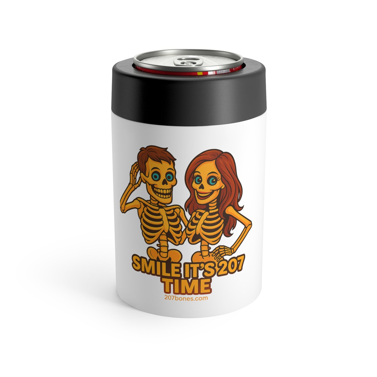 Fun Halloween Can Holder for Parties, Cute Skeleton Design, Perfect for Gifts, Drinkware for Celebrations, Seasonal Decor