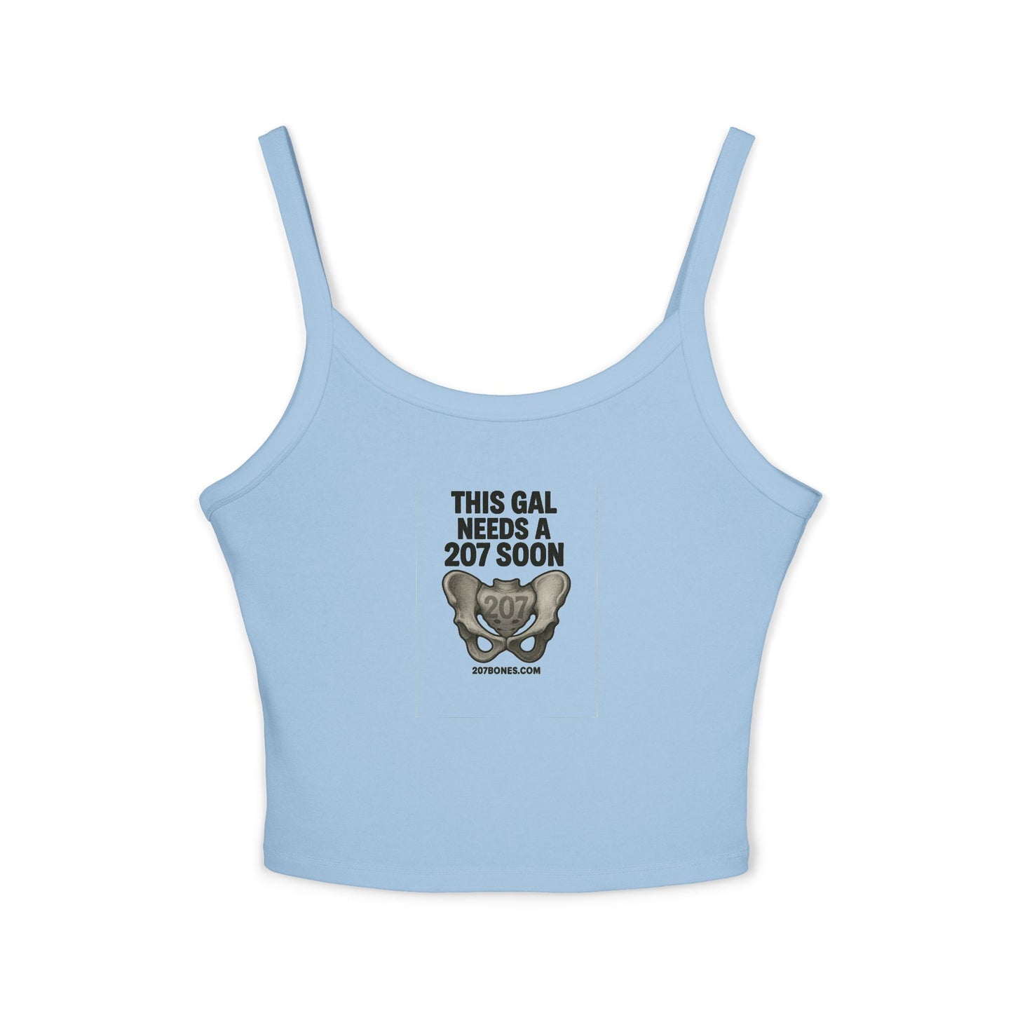 Funny Women's Spaghetti Strap Tank Top - Trendy Summer Tee, Casual Wear, Beach Day, Birthday Gift, Fun Attire