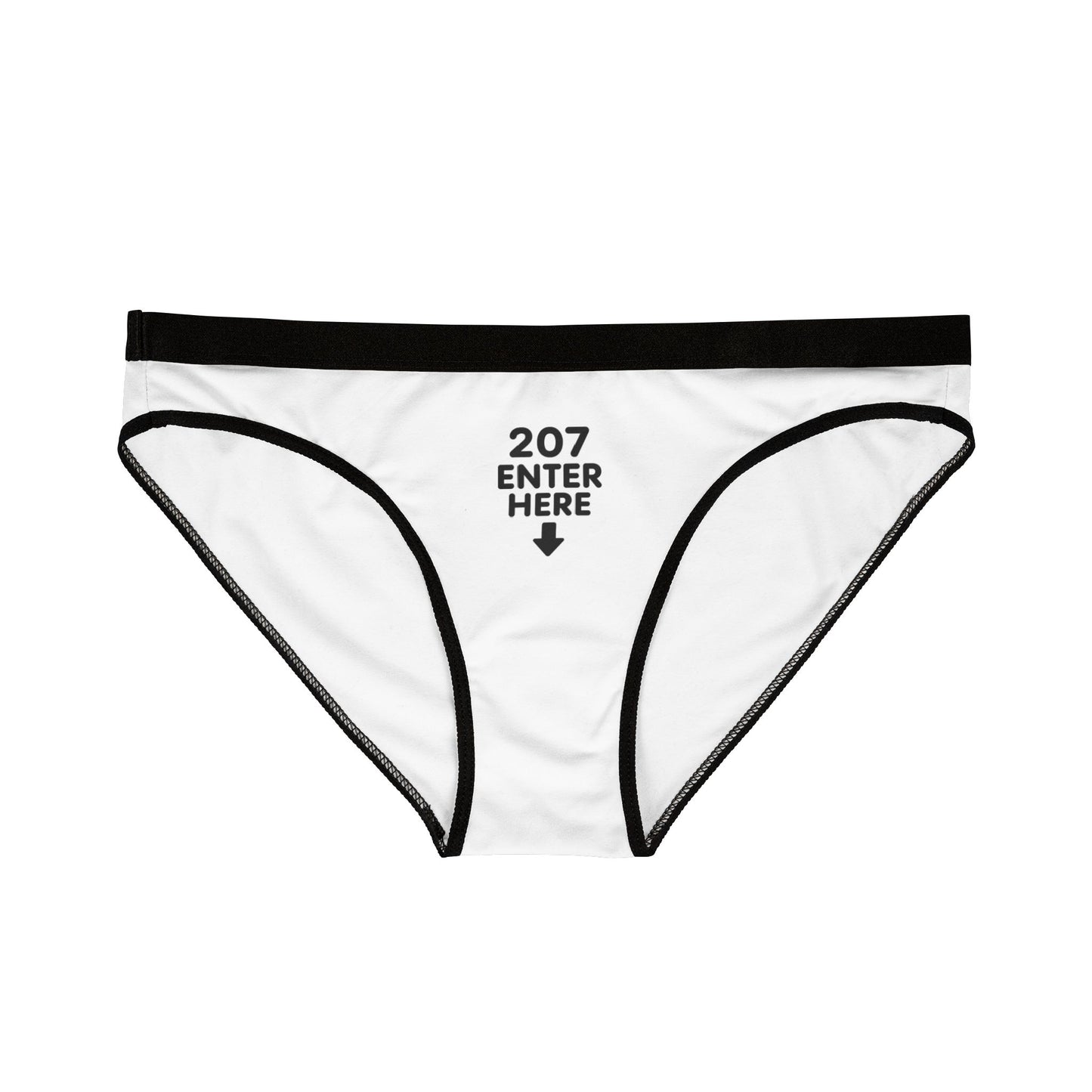 Playful Women's Underwear with Fun Slogan, Cheeky Briefs, Novelty Gifts, Party Wear, Unique Lingerie