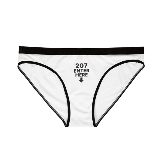 Playful Women's Underwear with Fun Slogan, Cheeky Briefs, Novelty Gifts, Party Wear, Unique Lingerie