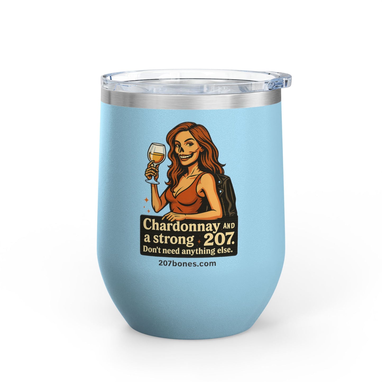 Chardonnay Wine Tumbler, Funny Wine Gift, 12oz Insulated Cup for Wine Lovers, Perfect for Parties and Celebrations, Unique Gift Ideas, [...]