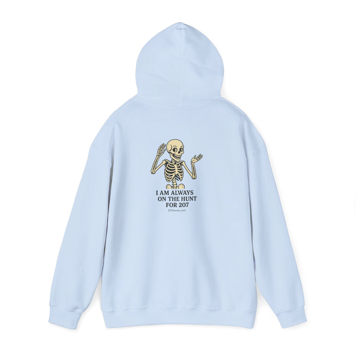 Stylish Unisex Hoodie with Playful Skeleton Design - Cozy, Casual, Perfect for All Seasons, Ideal Gift for Halloween and Trendy Wearers.