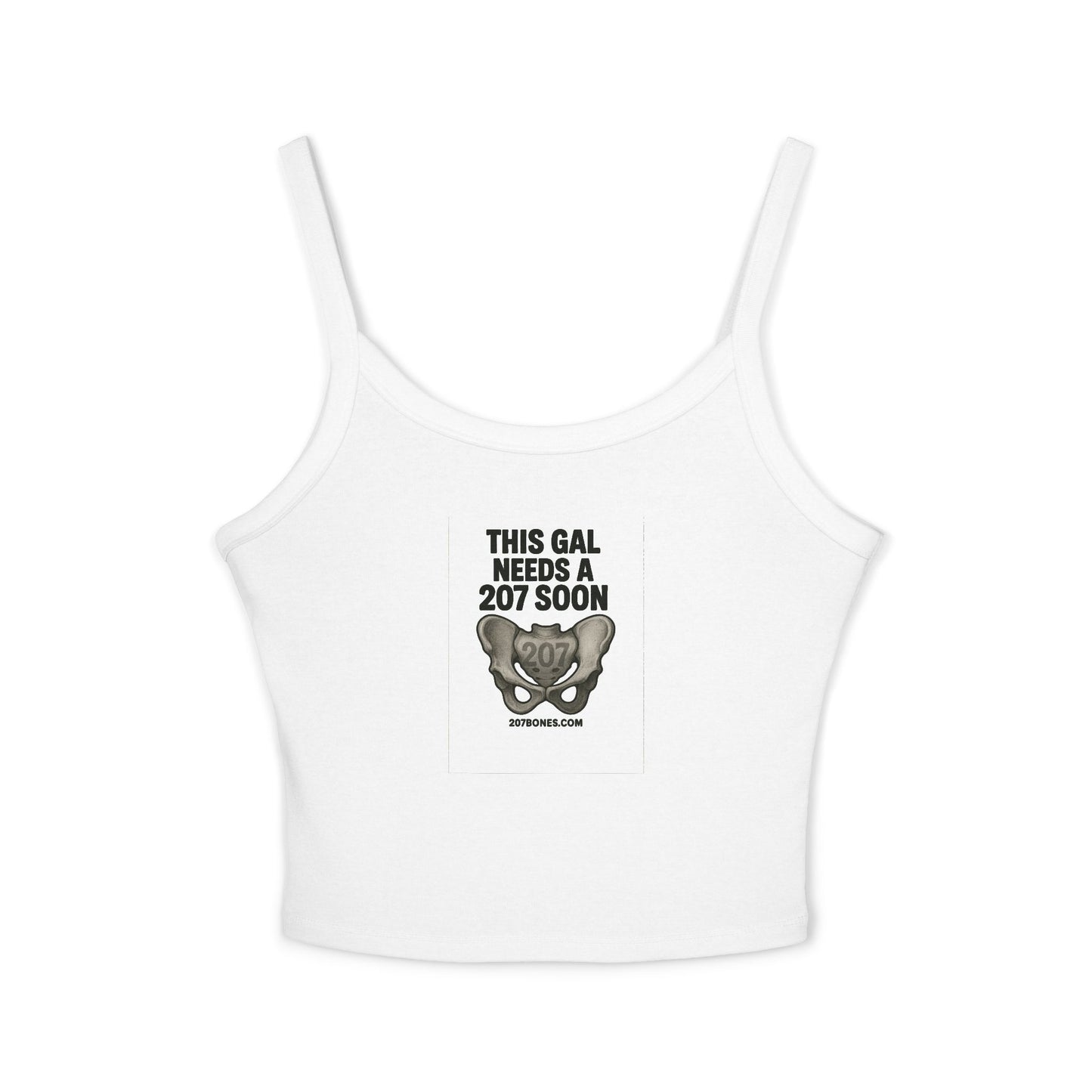 Funny Women's Spaghetti Strap Tank Top - Trendy Summer Tee, Casual Wear, Beach Day, Birthday Gift, Fun Attire
