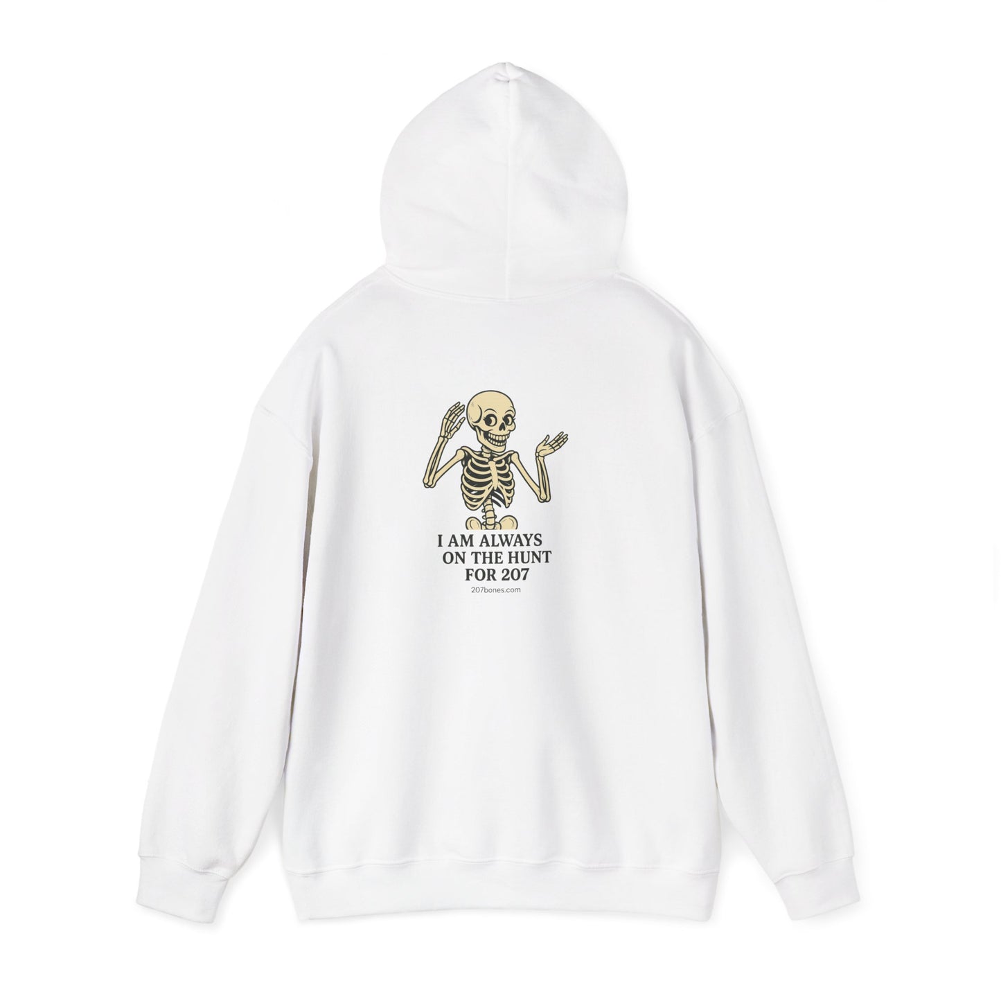 Stylish Unisex Hoodie with Playful Skeleton Design - Cozy, Casual, Perfect for All Seasons, Ideal Gift for Halloween and Trendy Wearers.