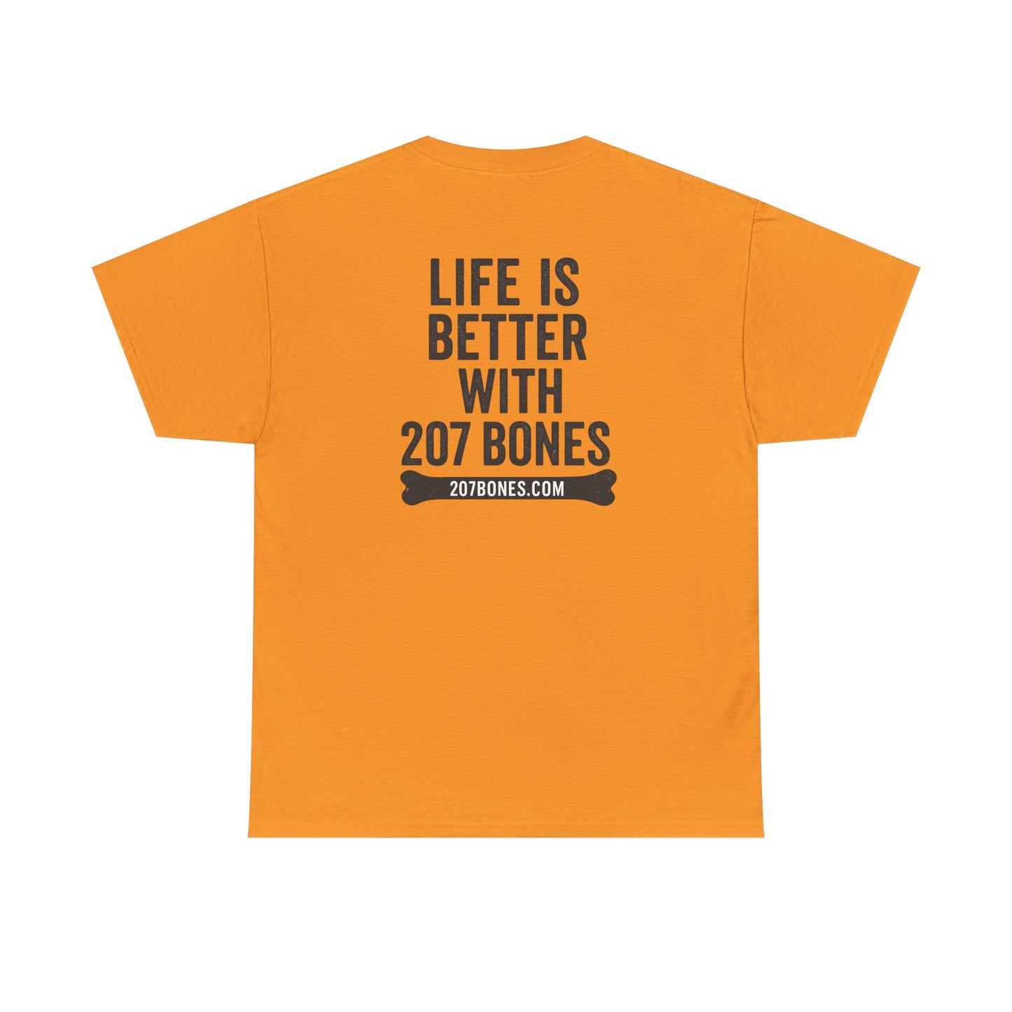 Unisex Heavy Cotton Tee - 'Life is Better with 207 Bones' Dog Lover's Shirt, Pet Owner Gift, Casual Everyday Tee, Animal Lover [...]