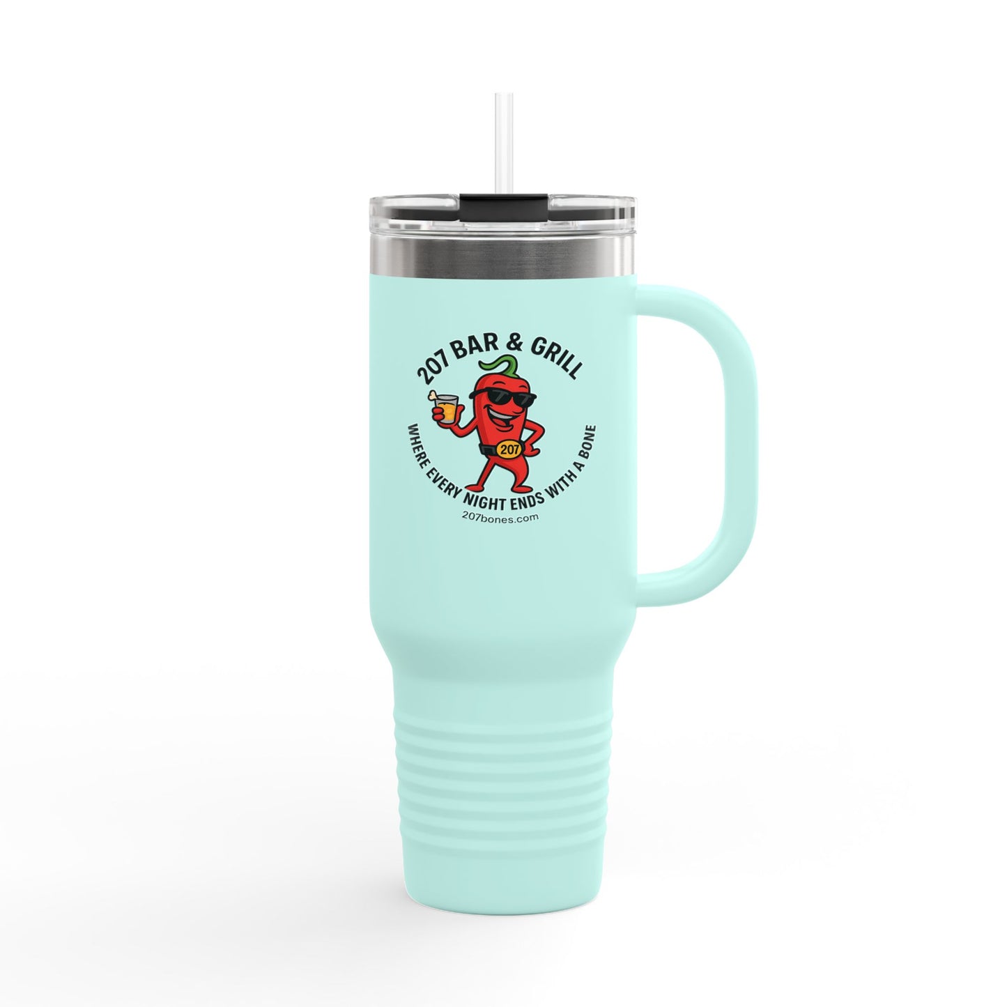 Personalized Insulated Travel Mug - Customizable 40oz Coffee Cup for Outdoor Adventures, Gift for Coffee Lovers, BBQ, Summer Picnics