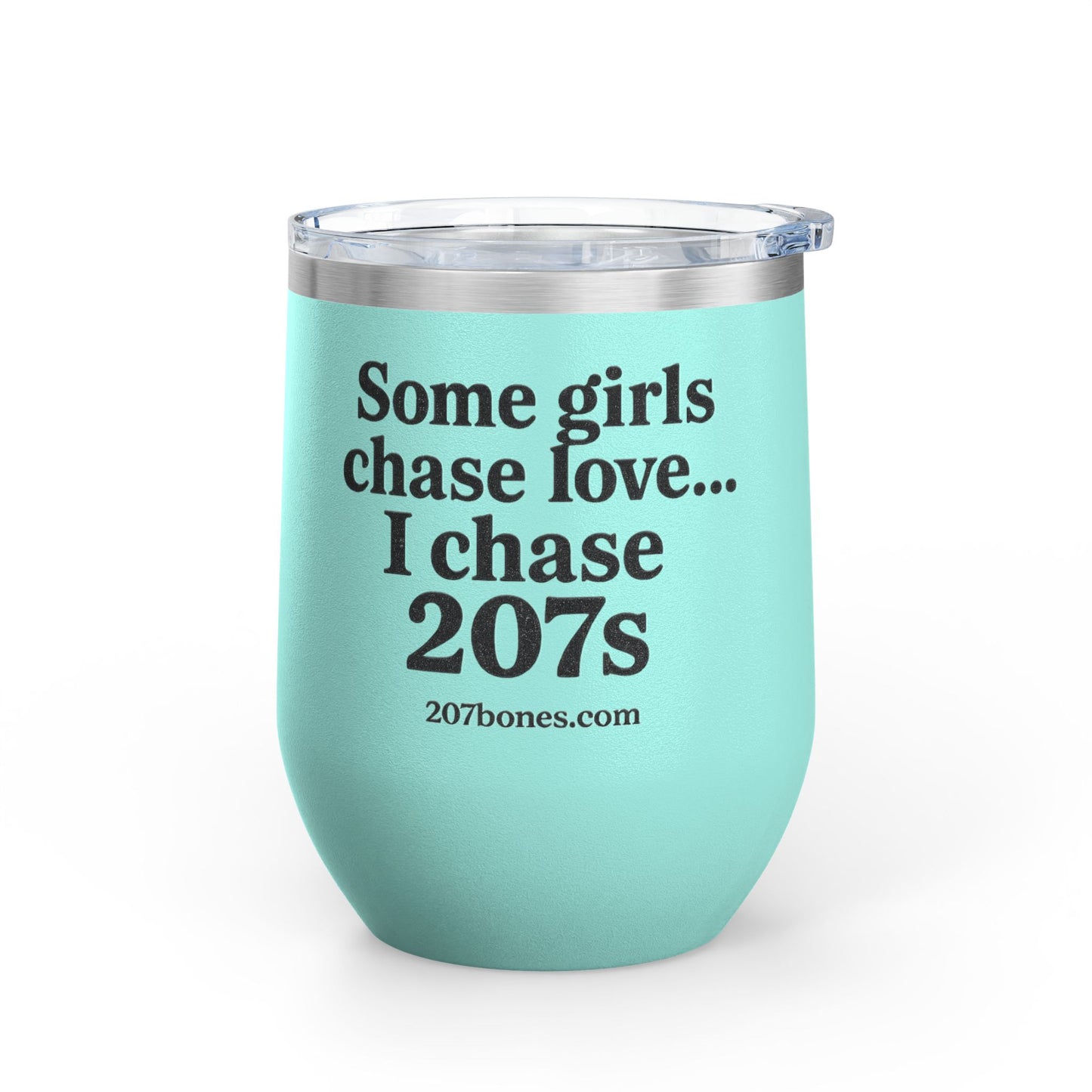 Wine Tumbler with Quote, Gifts for Car Lovers, Funny Wine Cup, Personalized Drinkware, Girls Who Chase 207s