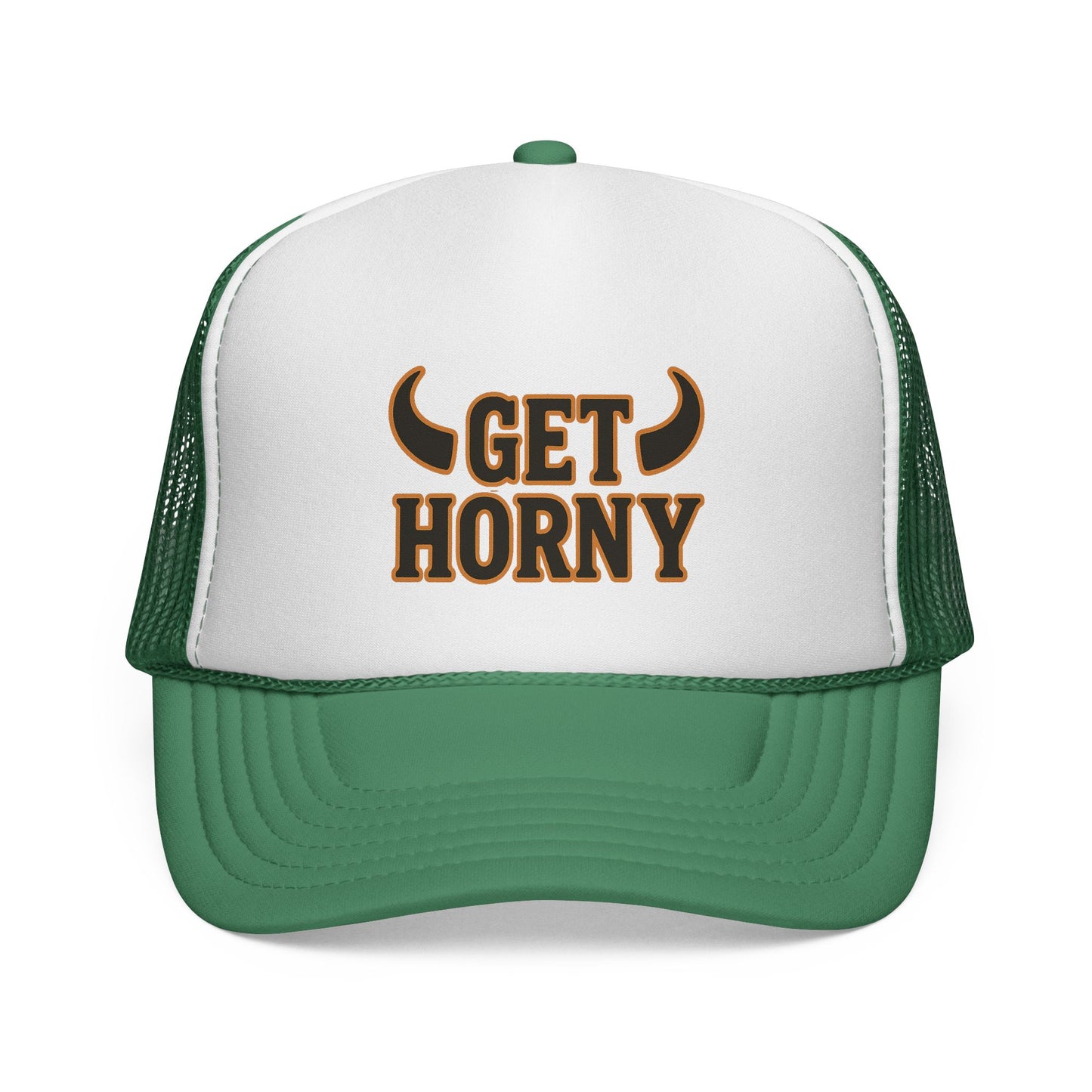 Playful Trucker Cap - "Get Horny" Design, Birthday, Humor Cap