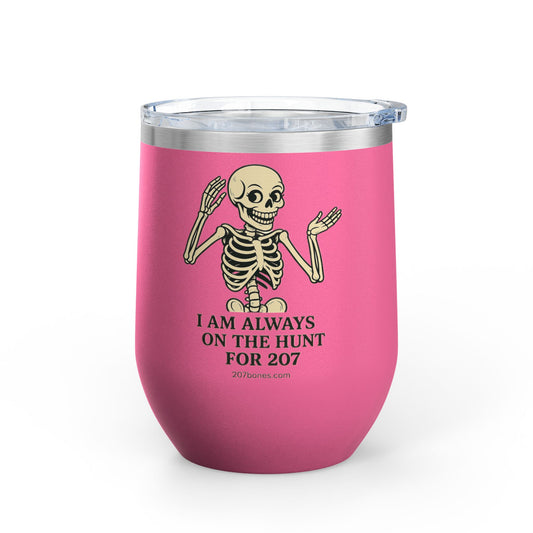 Charming Skeleton Wine Tumbler, Fun Gifts for Halloween, Unique Party Favor, Sip-Friendly, Durable Drinkware, Perfect for Wine Lovers