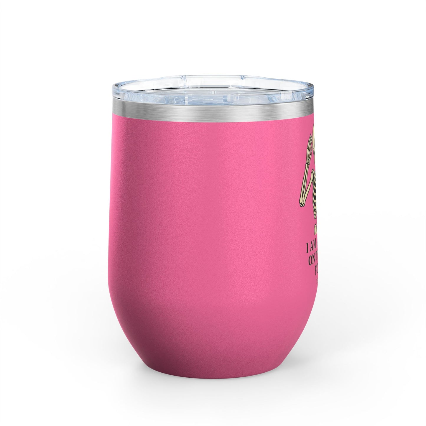 Charming Skeleton Wine Tumbler, Fun Gifts for Halloween, Unique Party Favor, Sip-Friendly, Durable Drinkware, Perfect for Wine Lovers