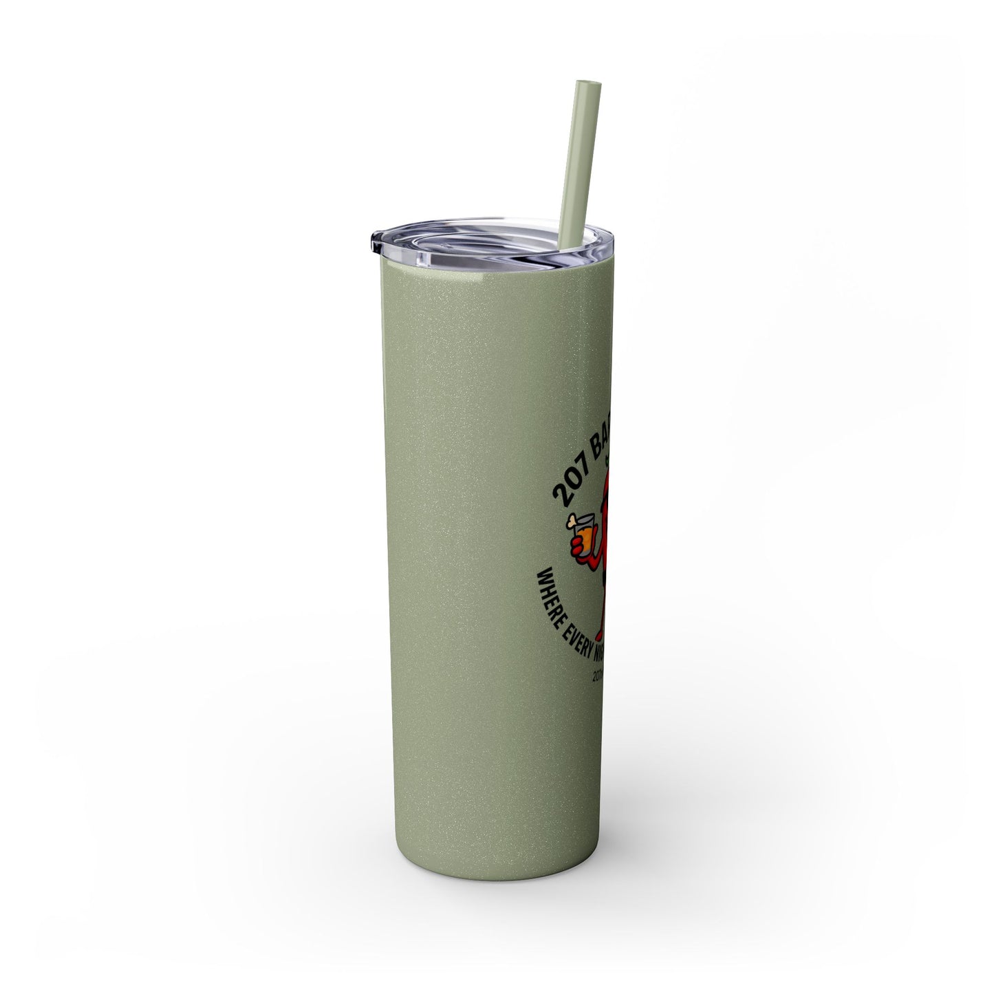 Stylish Skinny Tumbler, Perfect for Bars, Summertime Sipping, Party Favors, Gifts for Drink Lovers, Barware