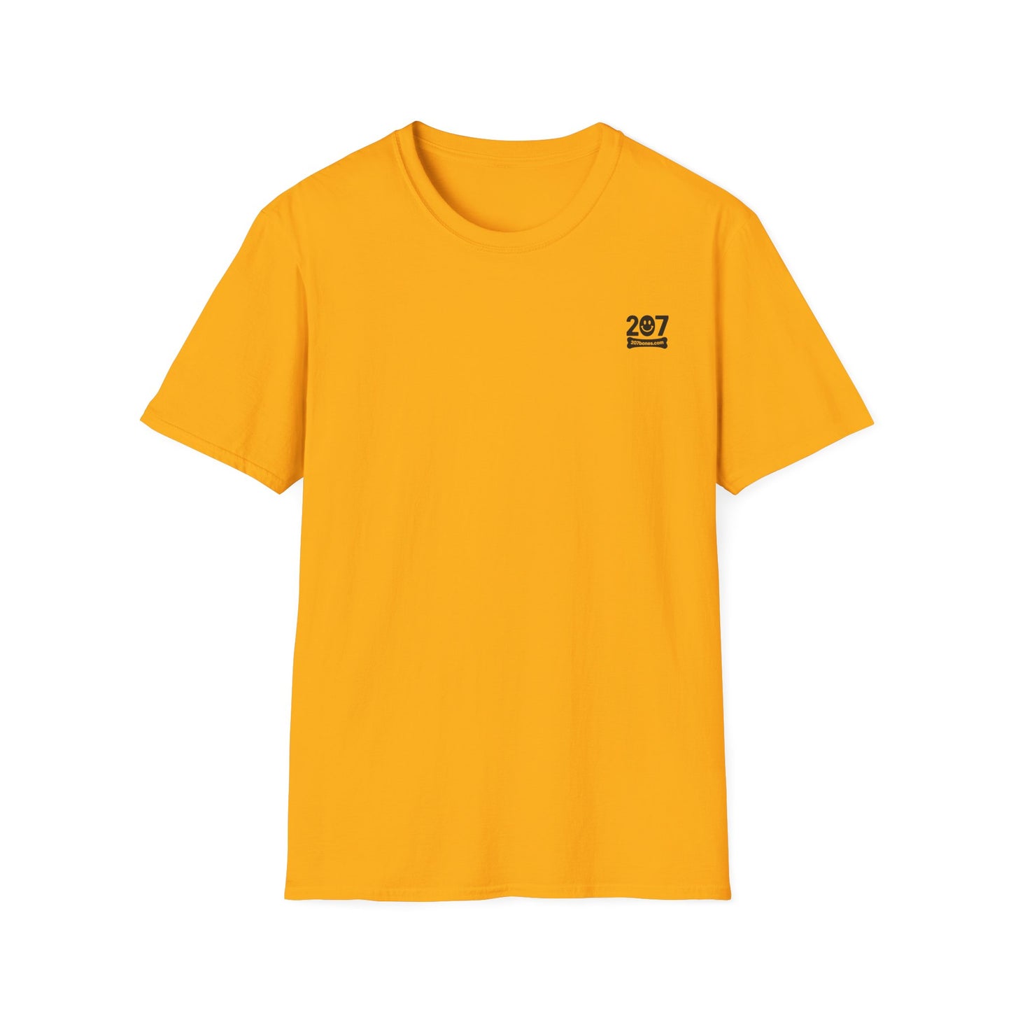 Chill Vibes Unisex T-Shirt - Relax It's 207 Time Design, Skeleton Tee, Casual Everyday Wear, Perfect for Halloween, Gift for Friends