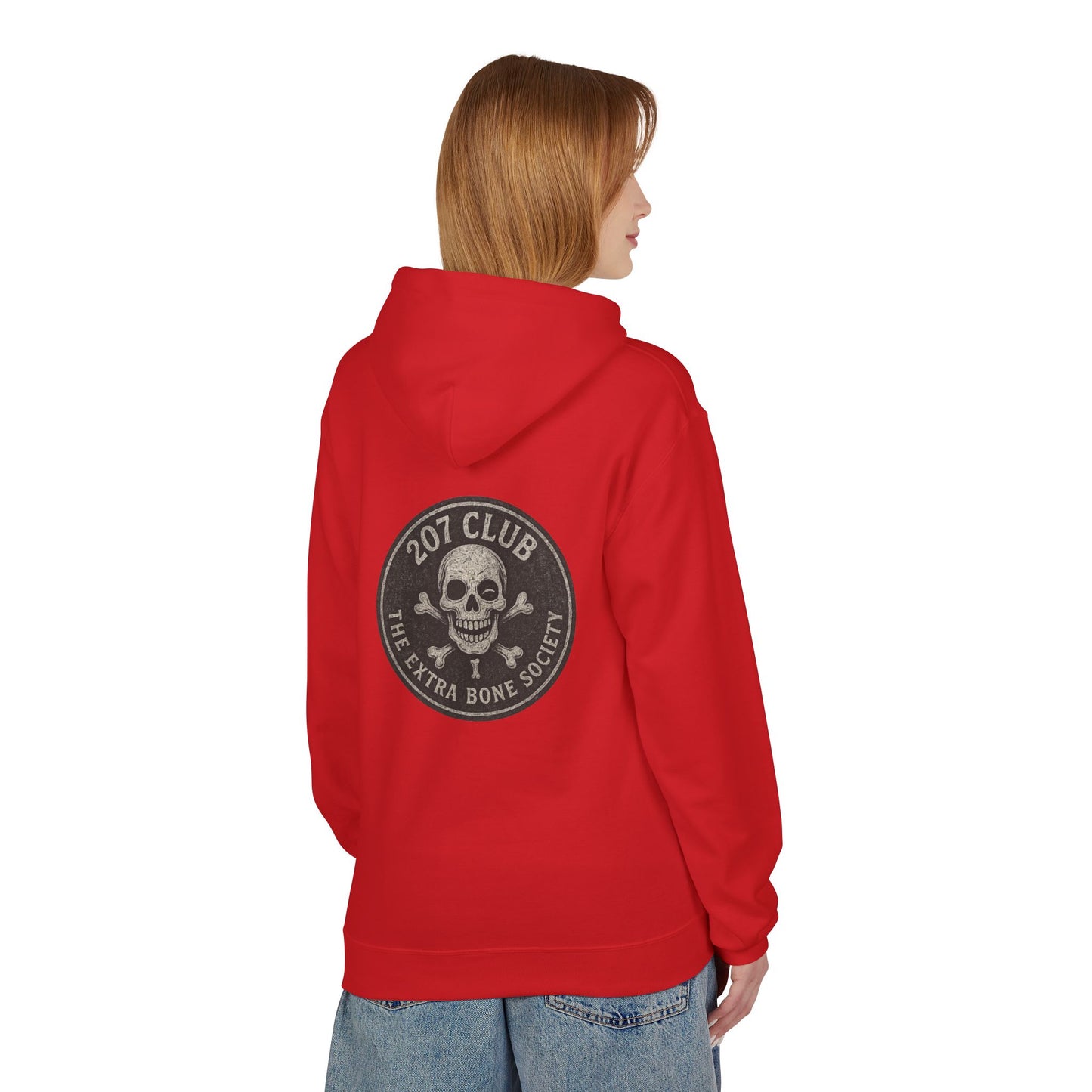 Chic Skull & Lip Print Hoodie, Graphic Sweatshirt for Fashion Lovers, Perfect for Cozy Days, Gifts for Friends, Halloween Outfit
