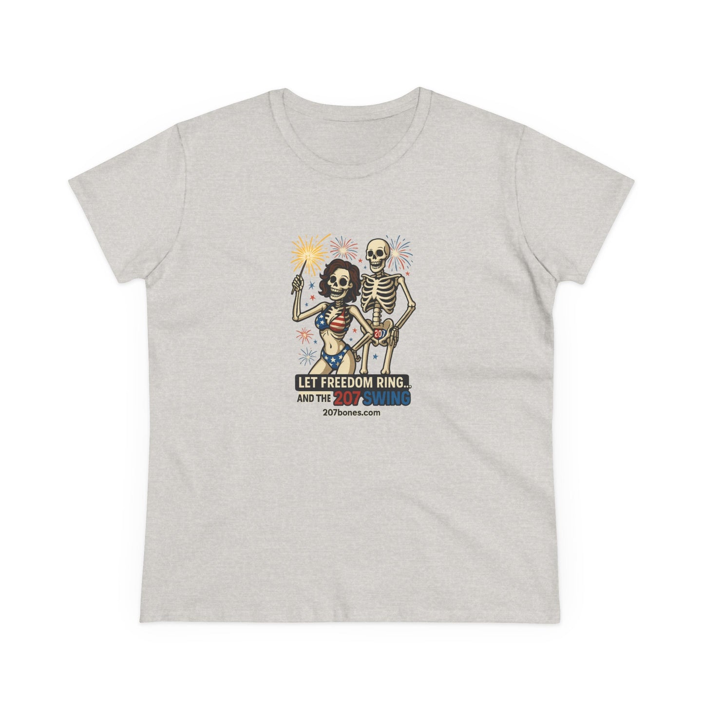 Fun Skeleton Graphic Tee, Perfect for Halloween, Casual Wear, Gift for Her, Day of the Dead Shirt, Vintage Style T-Shirt