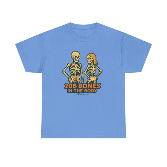 Playful Skeleton Graphic Tee, Fun Halloween Tee, Unisex Cotton T-Shirt, Spooky Gift Ideas, Casual Wear for Parties