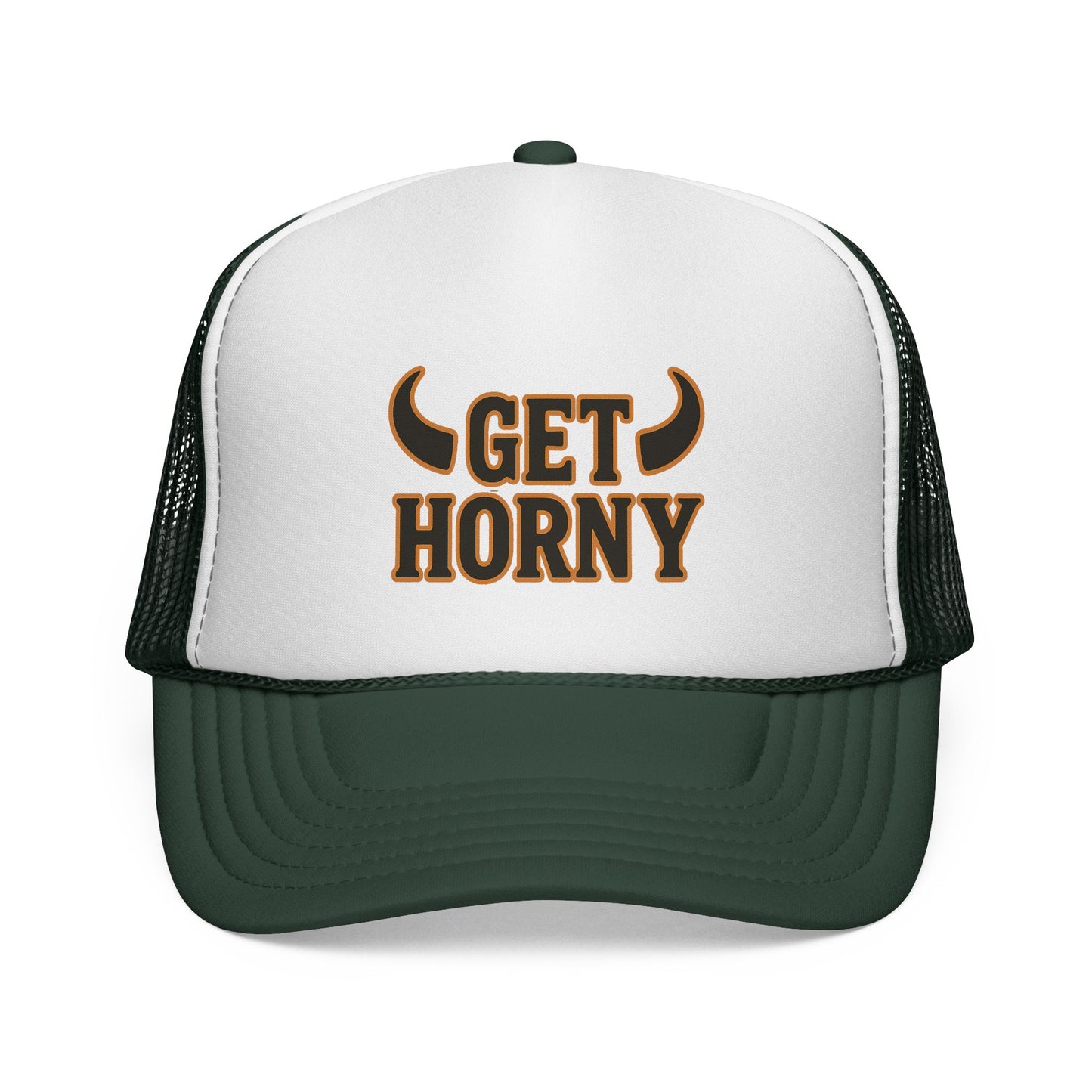 Playful Trucker Cap - "Get Horny" Design, Birthday, Humor Cap