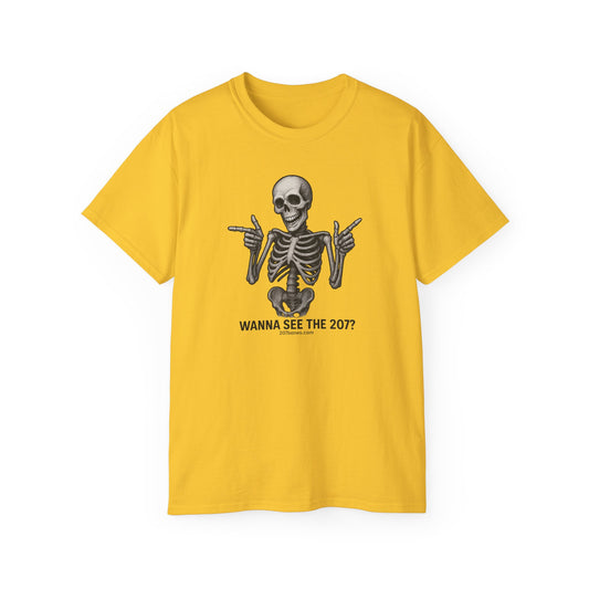 Skeleton Humor Tee: Perfect for Halloween, Parties, Birthdays, Casual Outfits, Gifts
