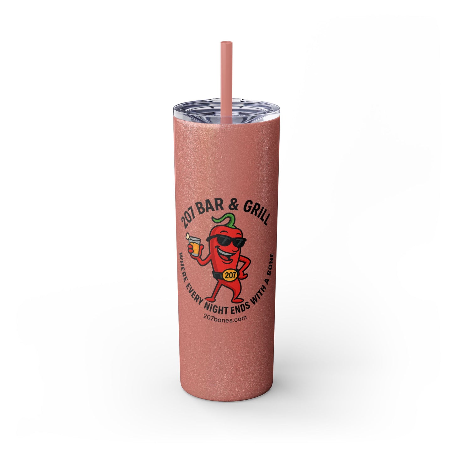 Stylish Skinny Tumbler, Perfect for Bars, Summertime Sipping, Party Favors, Gifts for Drink Lovers, Barware