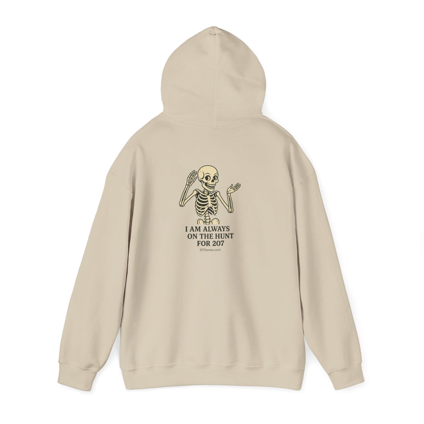 Stylish Unisex Hoodie with Playful Skeleton Design - Cozy, Casual, Perfect for All Seasons, Ideal Gift for Halloween and Trendy Wearers.