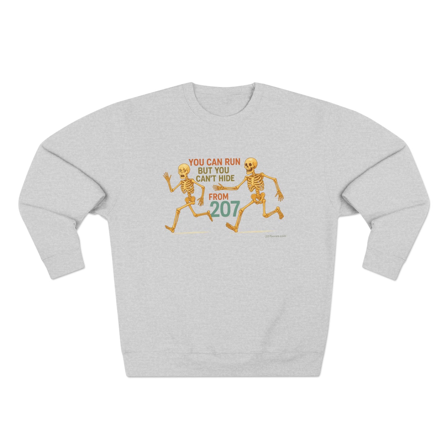 Funny Skeleton Sweatshirt, Halloween Apparel, Unisex Crewneck, Gift for Fans, Humor Clothing, Spooky Season Gear