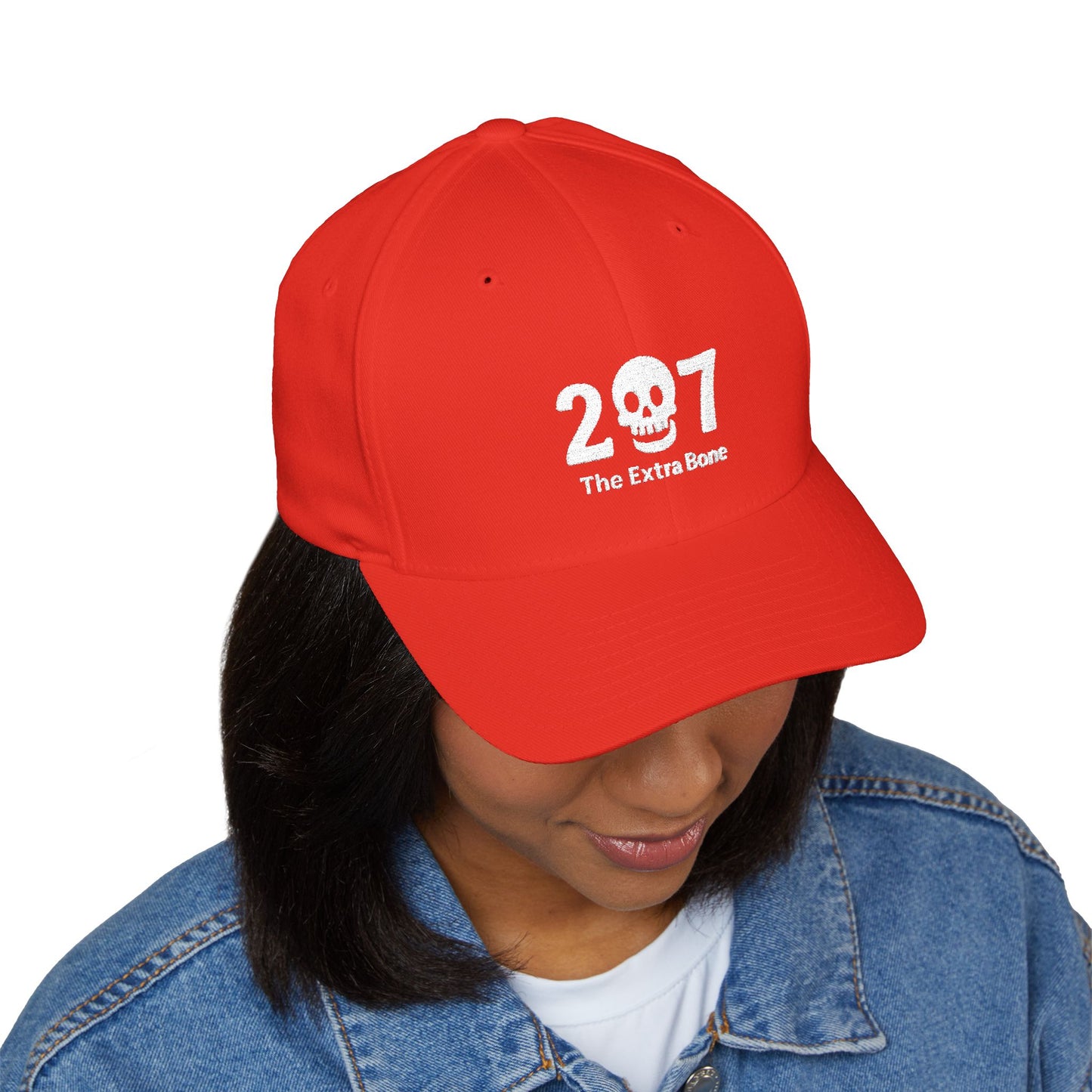 Skull Embroidered Cap - Casual Hat, Trendy Baseball Cap