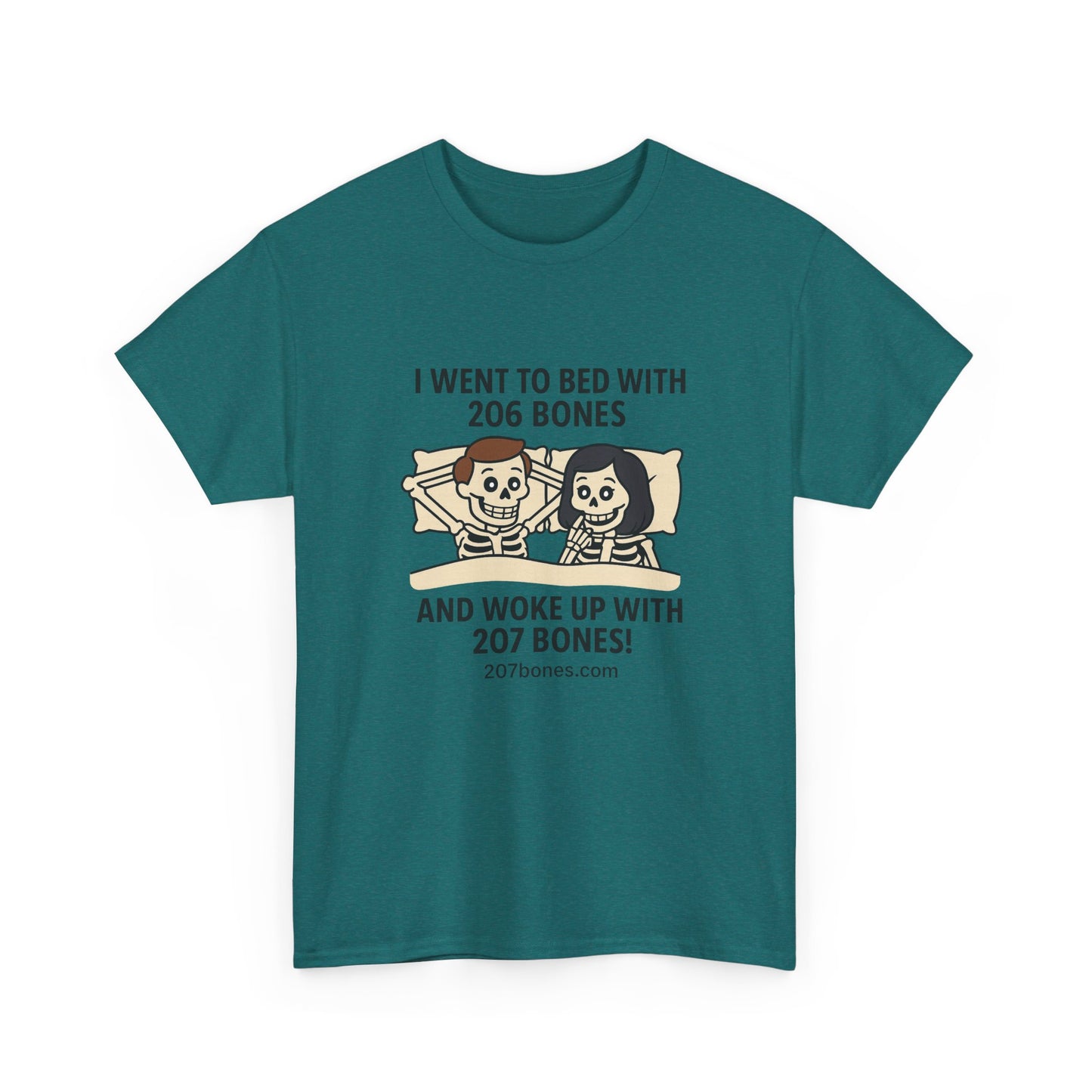 Funny Bone Humor Tee, Unisex Cotton T-Shirt, Gift for Halloween, Quirky Graphic Tee, Unique Birthday Present
