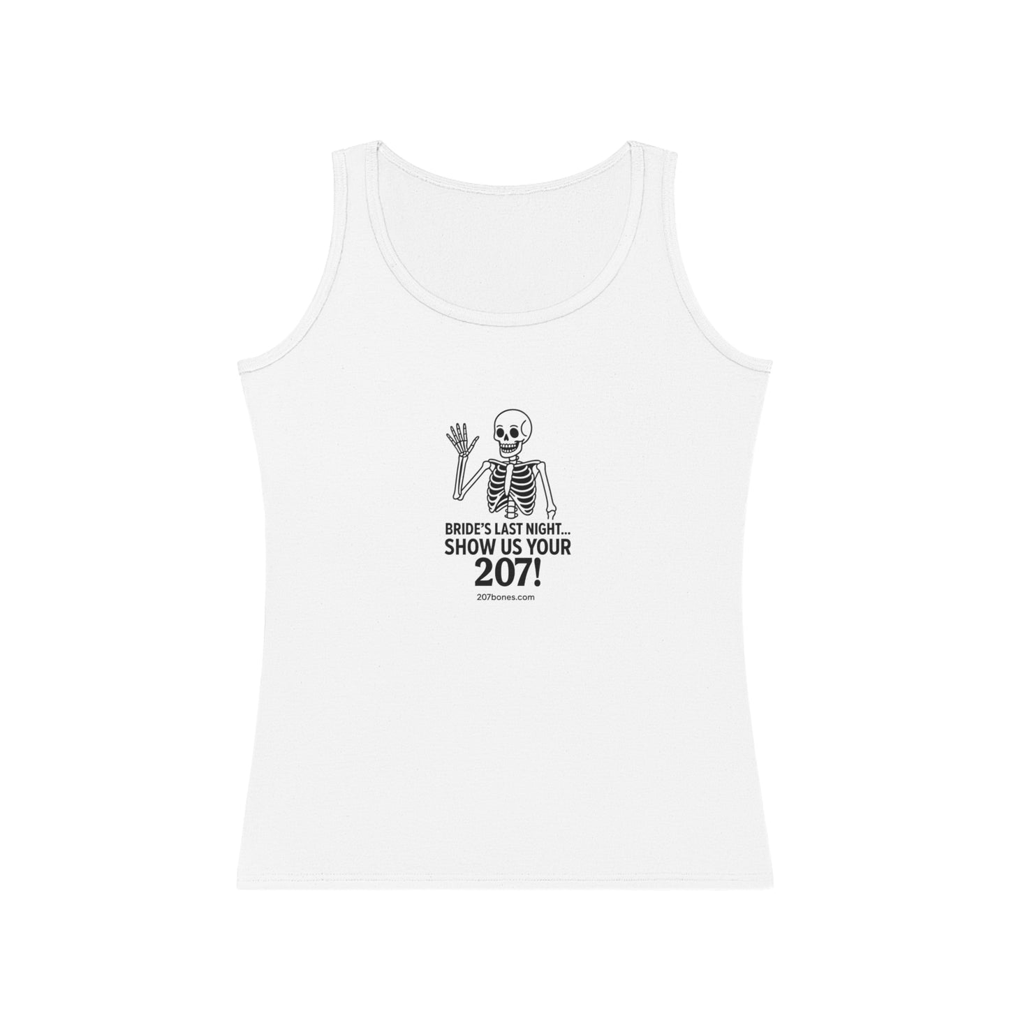 Women's Skeleton Graphic Tank Top, Fun Halloween Shirt, Cute Summer Tee, Party Apparel, Unique Gift Idea