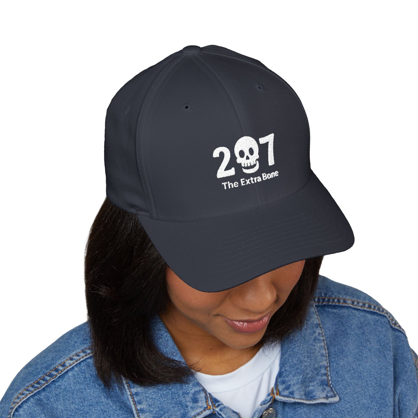 Skull Embroidered Cap - Casual Hat, Trendy Baseball Cap
