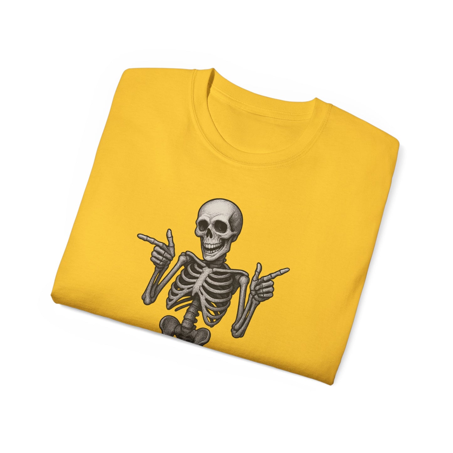 Skeleton Humor Tee: Perfect for Halloween, Parties, Birthdays, Casual Outfits, Gifts