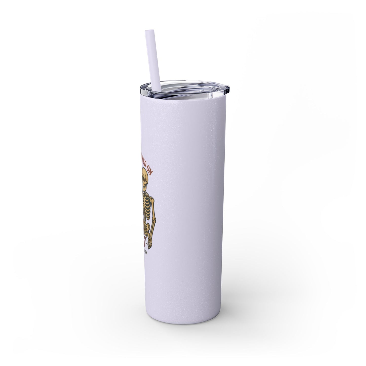 Totally Hooked Skinny Tumbler - 20oz, Cute Halloween Mug, Fun Gift for Coffee Lovers, Party Essentials, Unique Personalized Cup