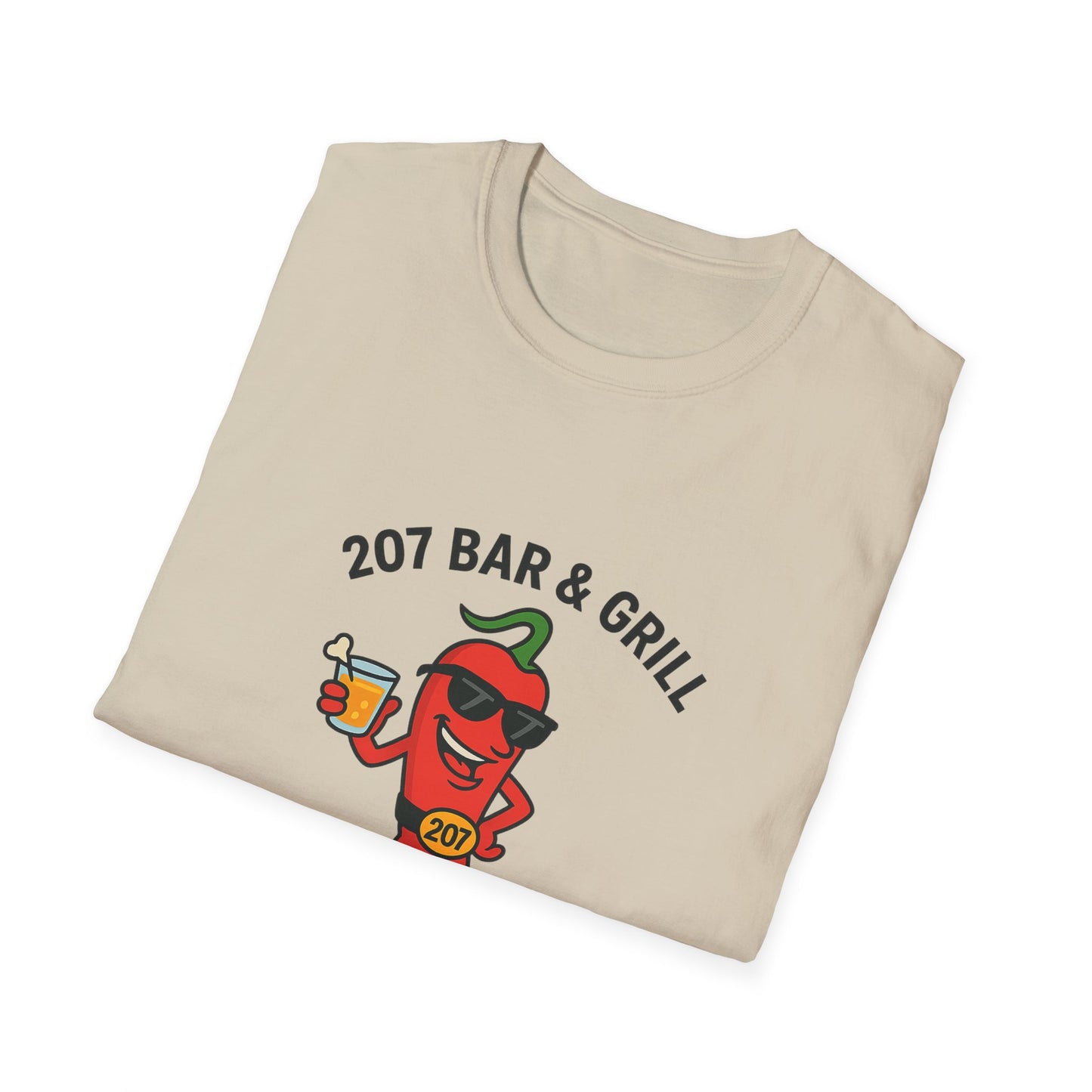 Fun Chili Bar & Grill T-Shirt, Perfect for BBQs, Casual Wear, Gift for Grill Lovers, Summer Parties, Foodie Apparel