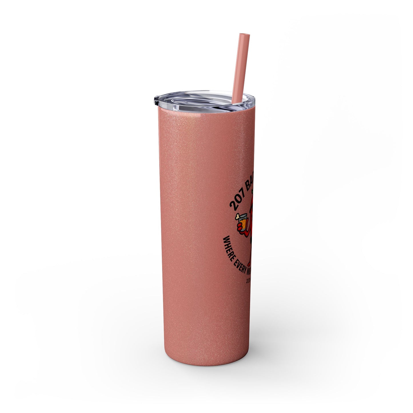 Stylish Skinny Tumbler, Perfect for Bars, Summertime Sipping, Party Favors, Gifts for Drink Lovers, Barware