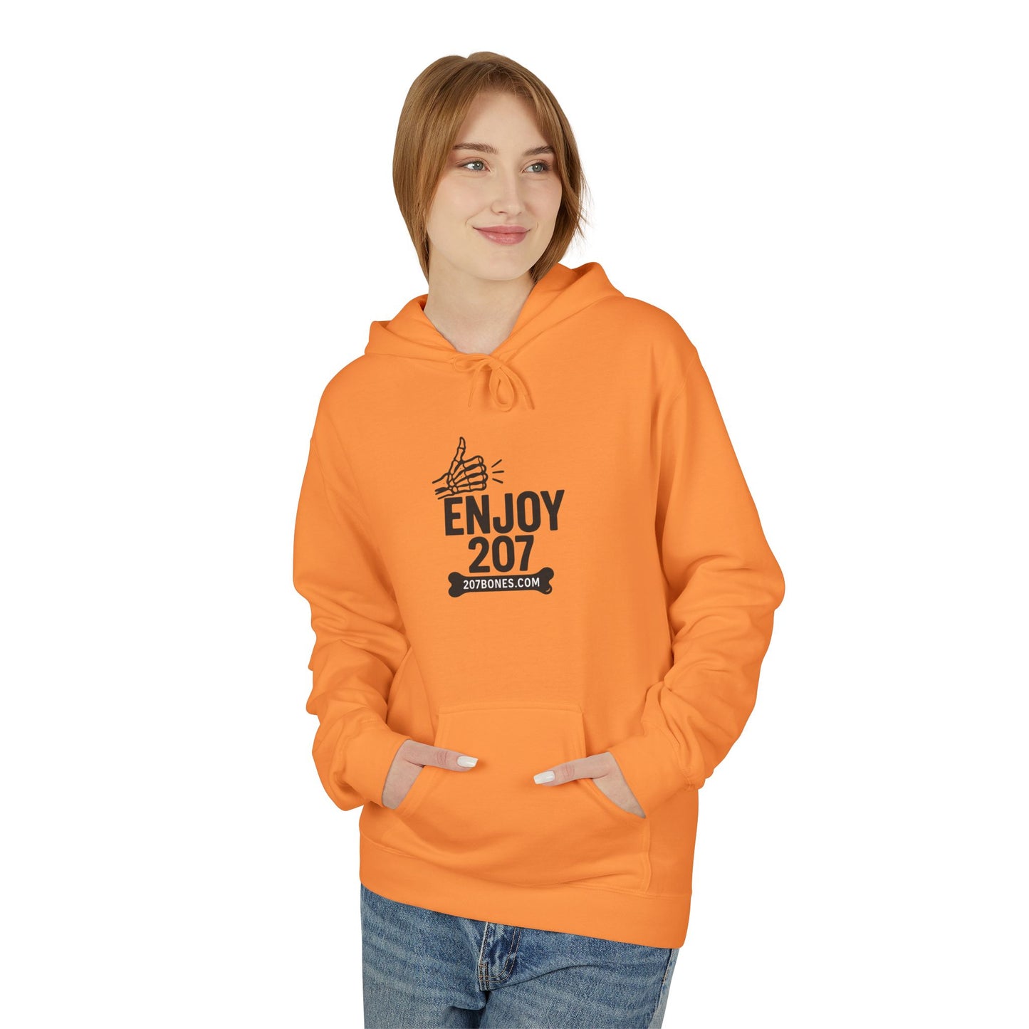 Enjoy 2017 Unisex Fleece Hoodie, Comfortable Gift, Casual Wear, Party Outfit, Cozy Layering Piece, Birthday Gift