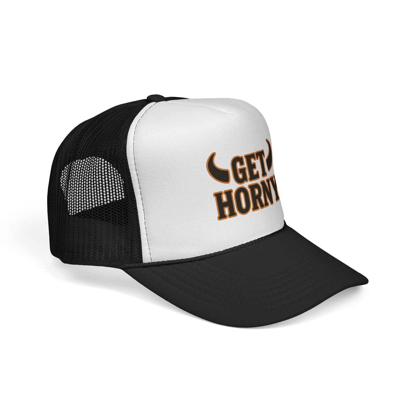 Playful Trucker Cap - "Get Horny" Design, Birthday, Humor Cap