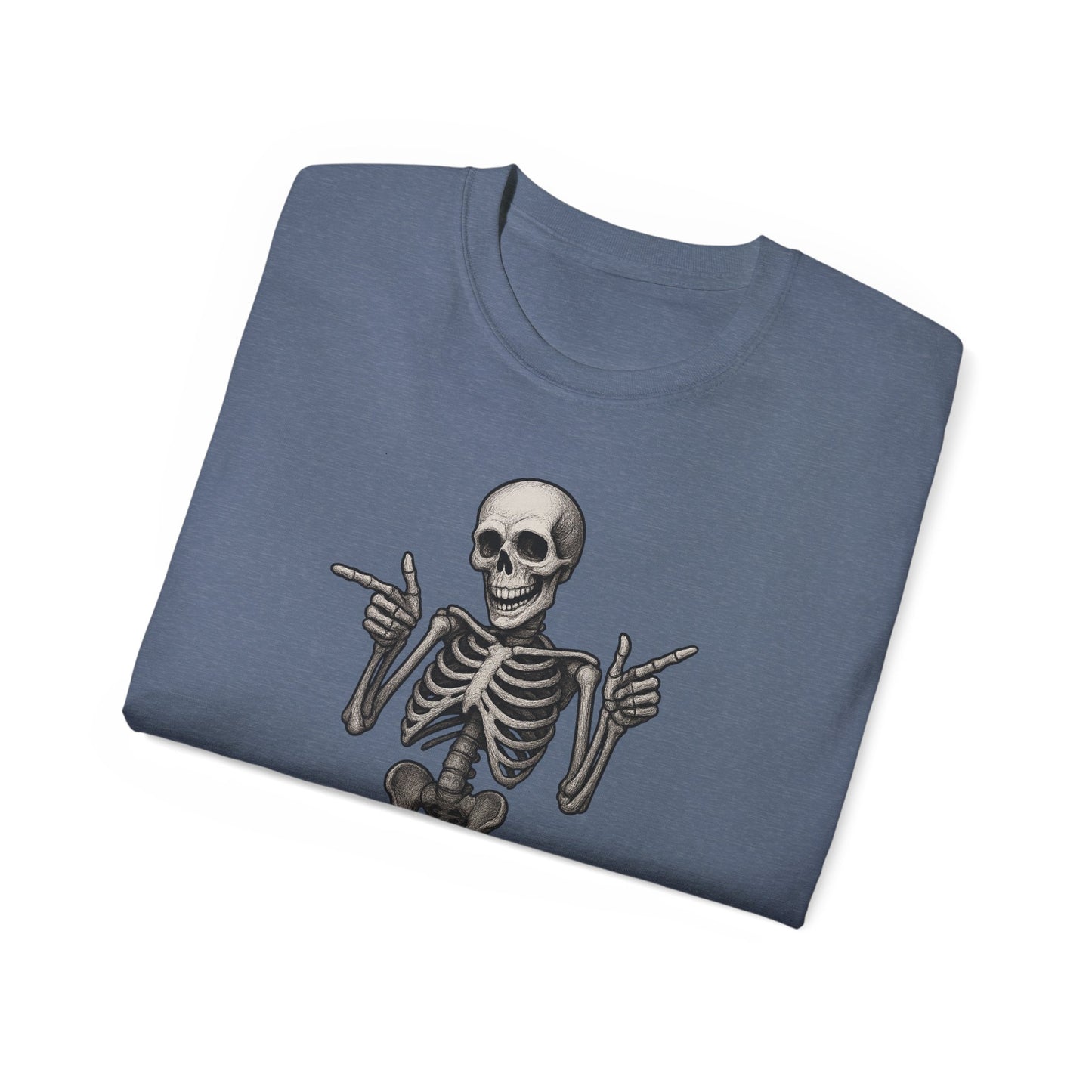 Skeleton Humor Tee: Perfect for Halloween, Parties, Birthdays, Casual Outfits, Gifts